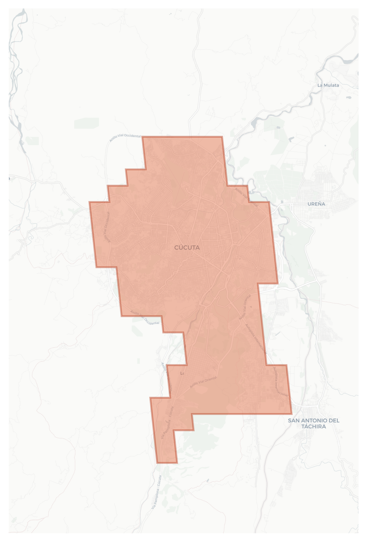 Cúcuta geographic map