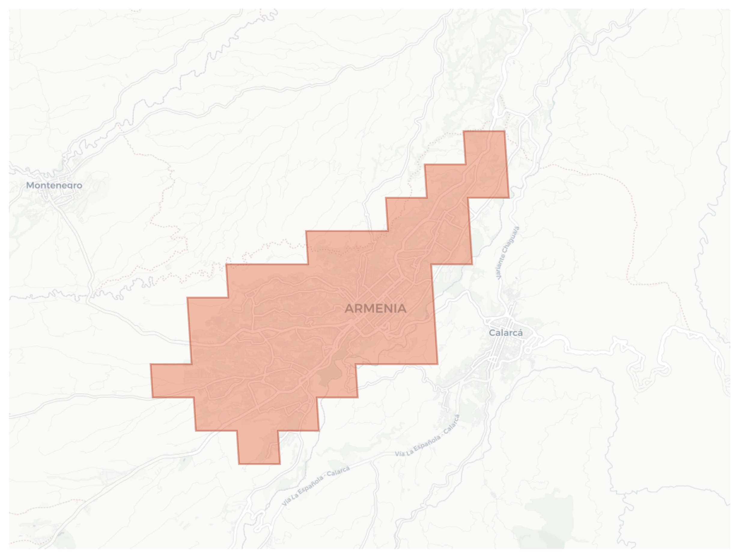 Armenia geographic map