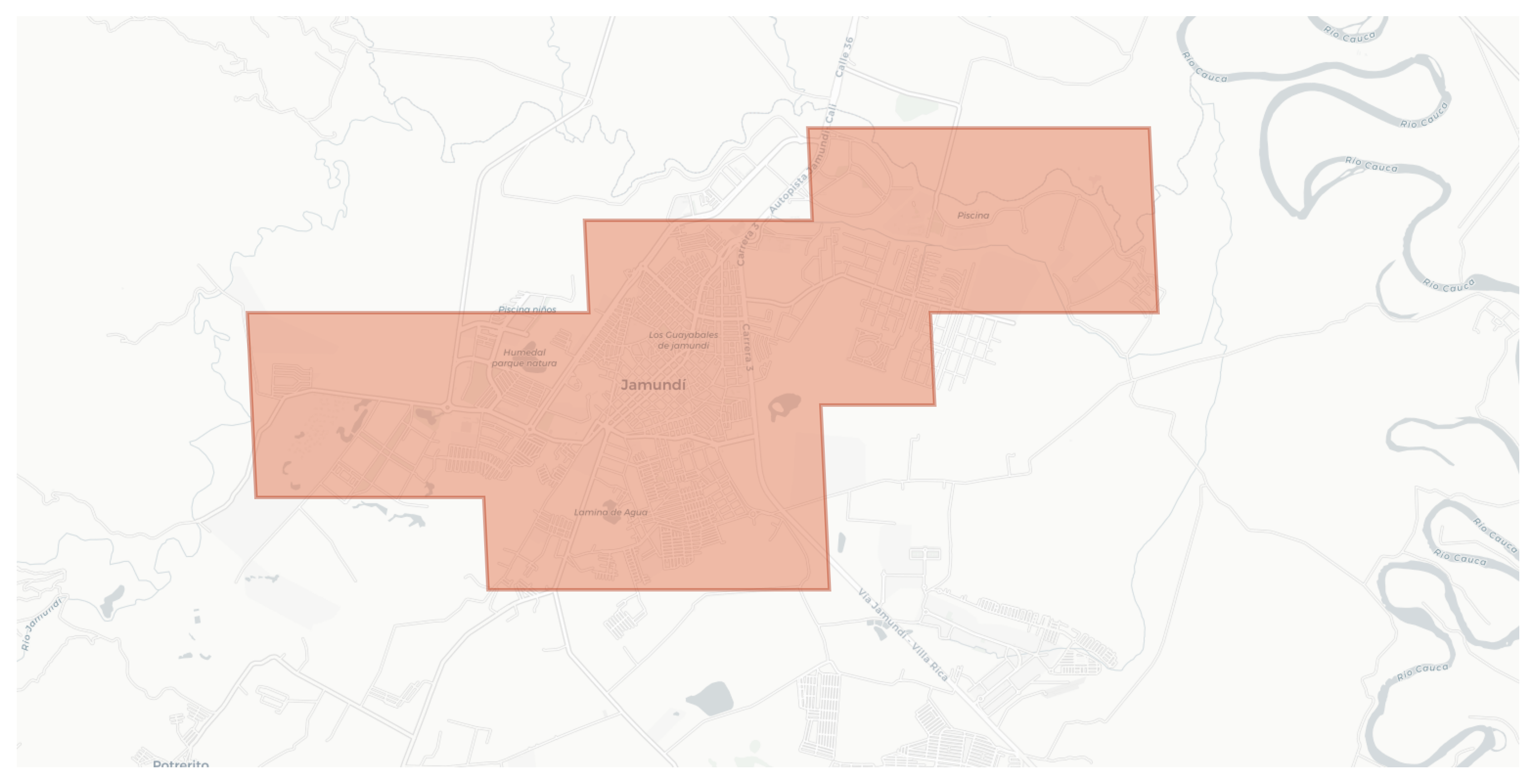 Jamundí geographic map