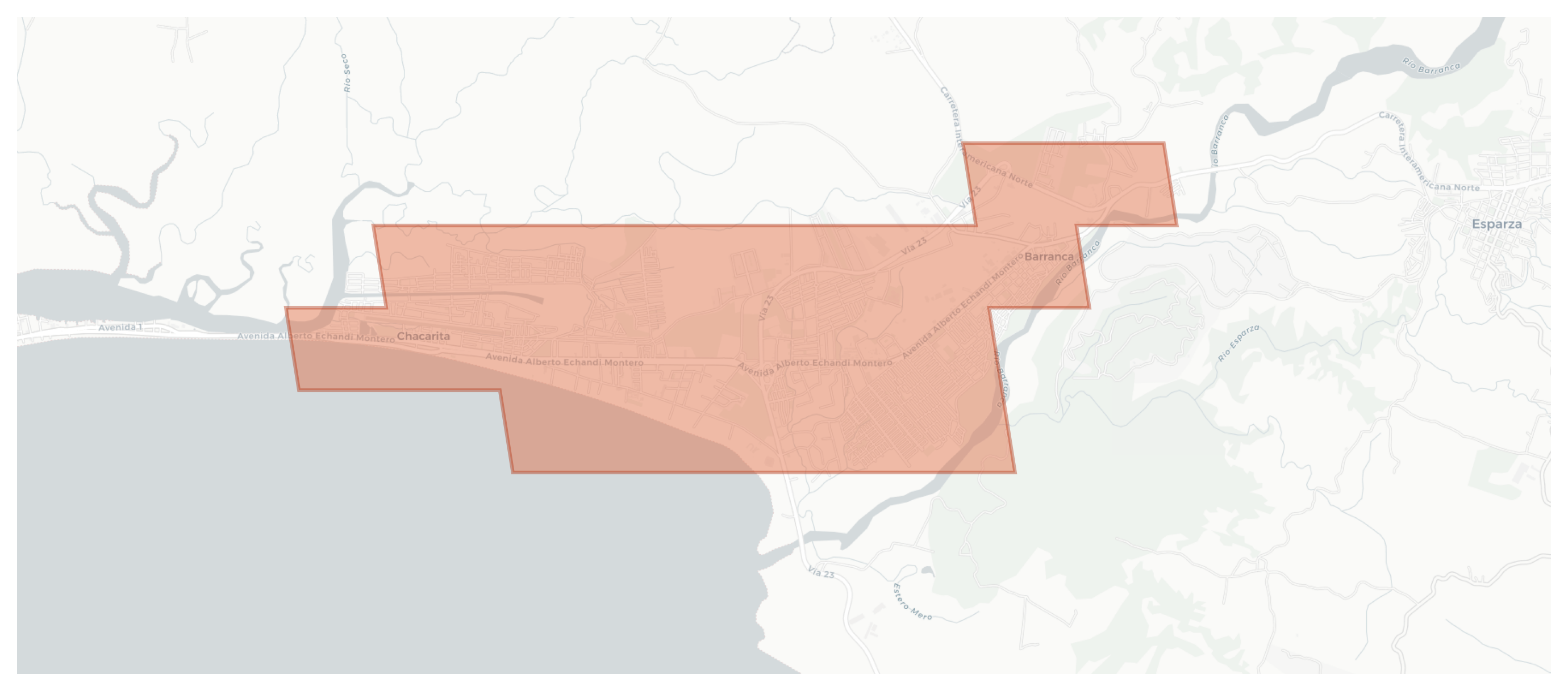 Barranca geographic map