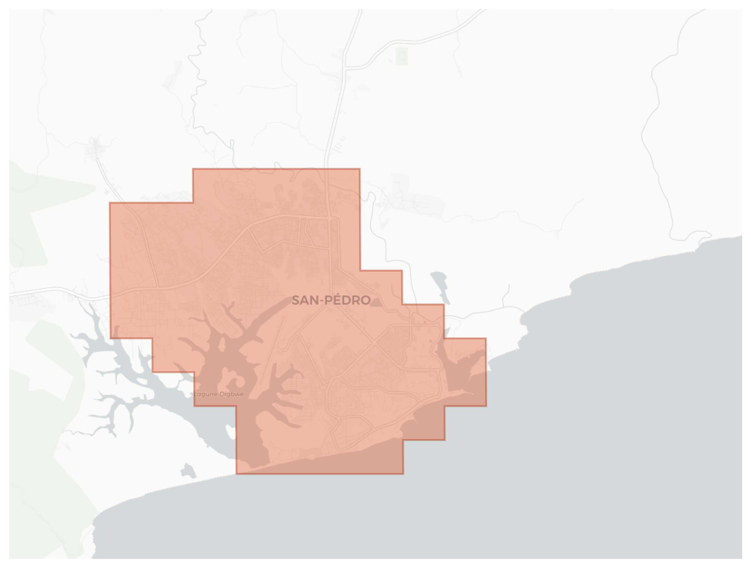 San-Pédro geographic map