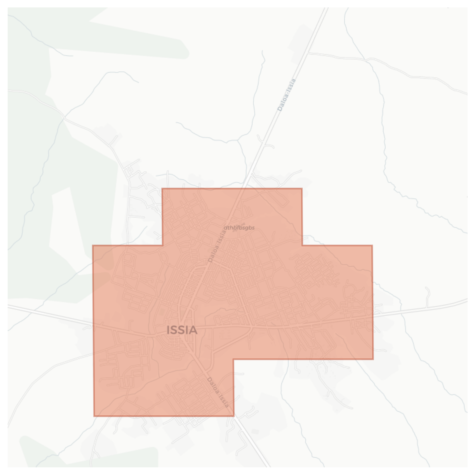 Issia geographic map