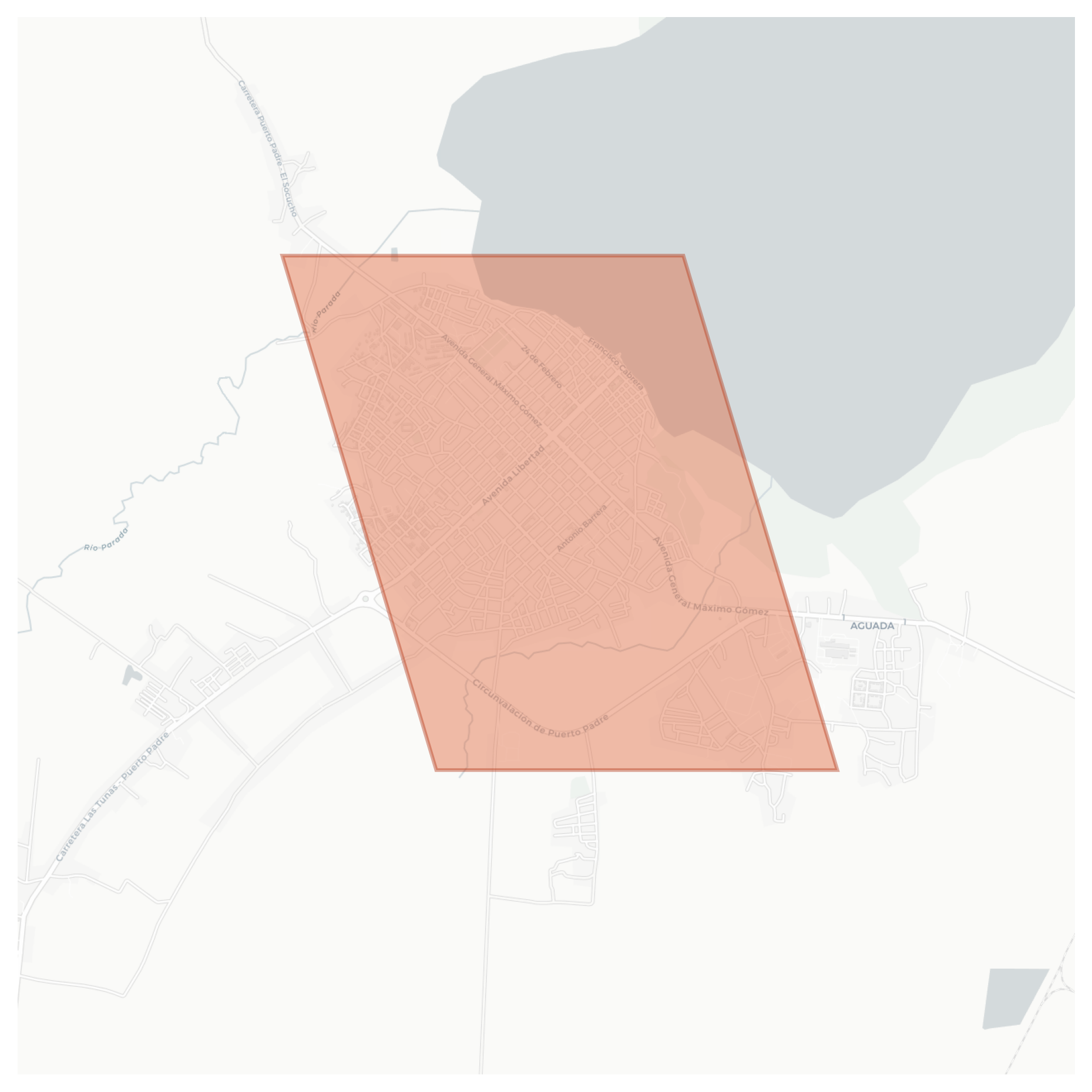 Puerto Padre geographic map