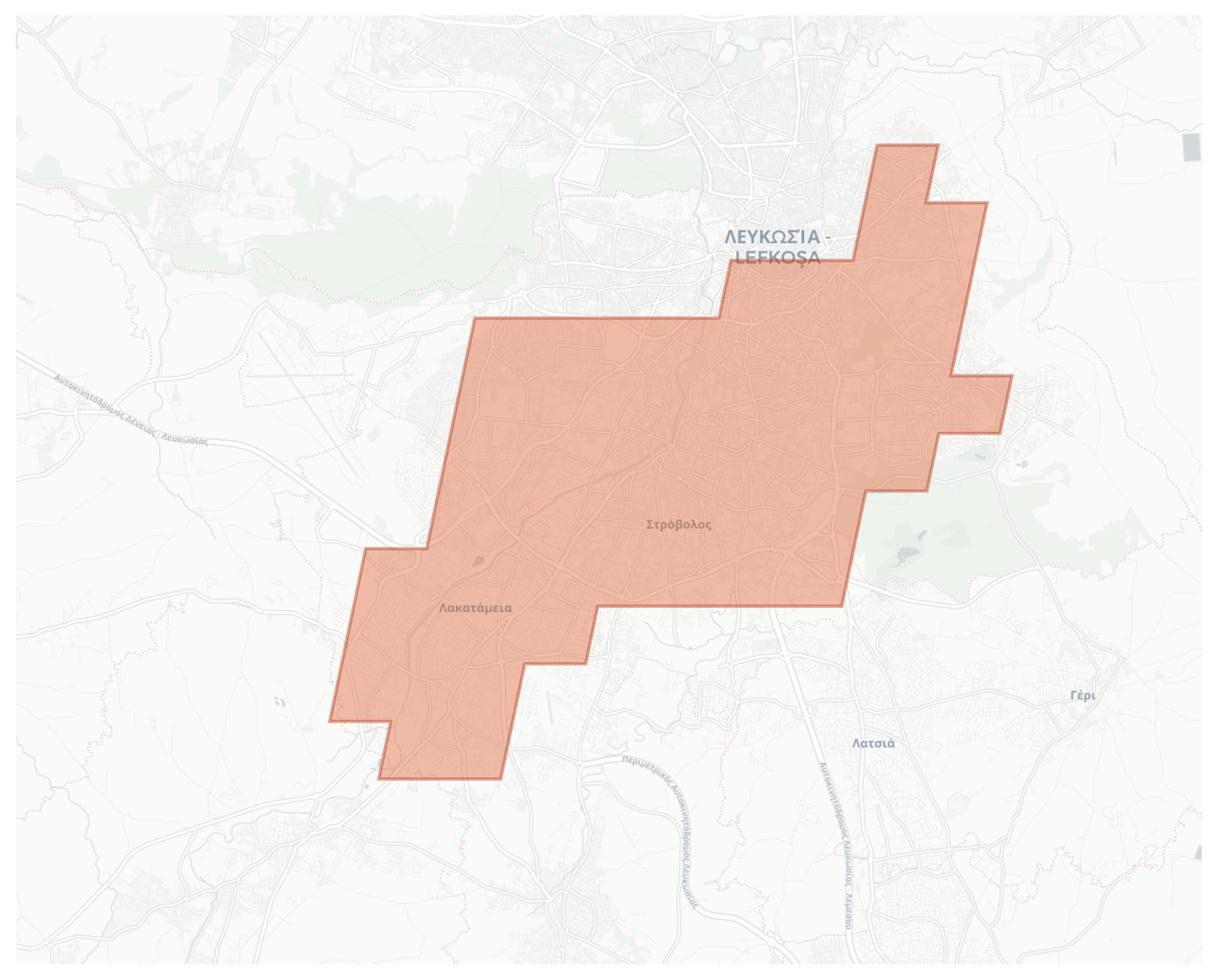 Strovolos [Nicosia] geographic map