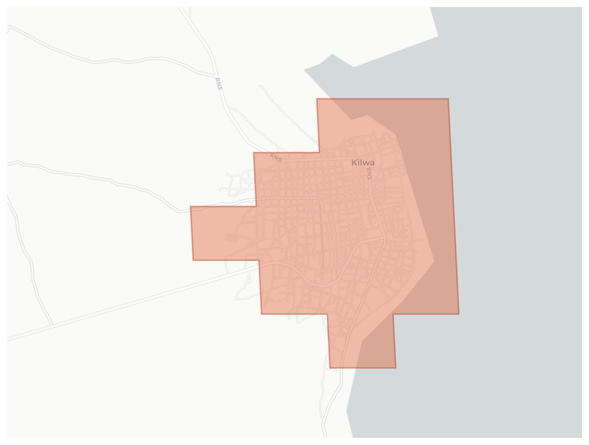 Kilwa geographic map
