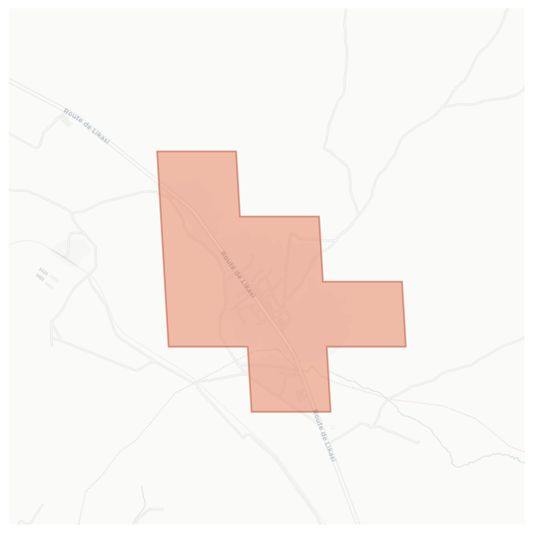 Lukuni geographic map