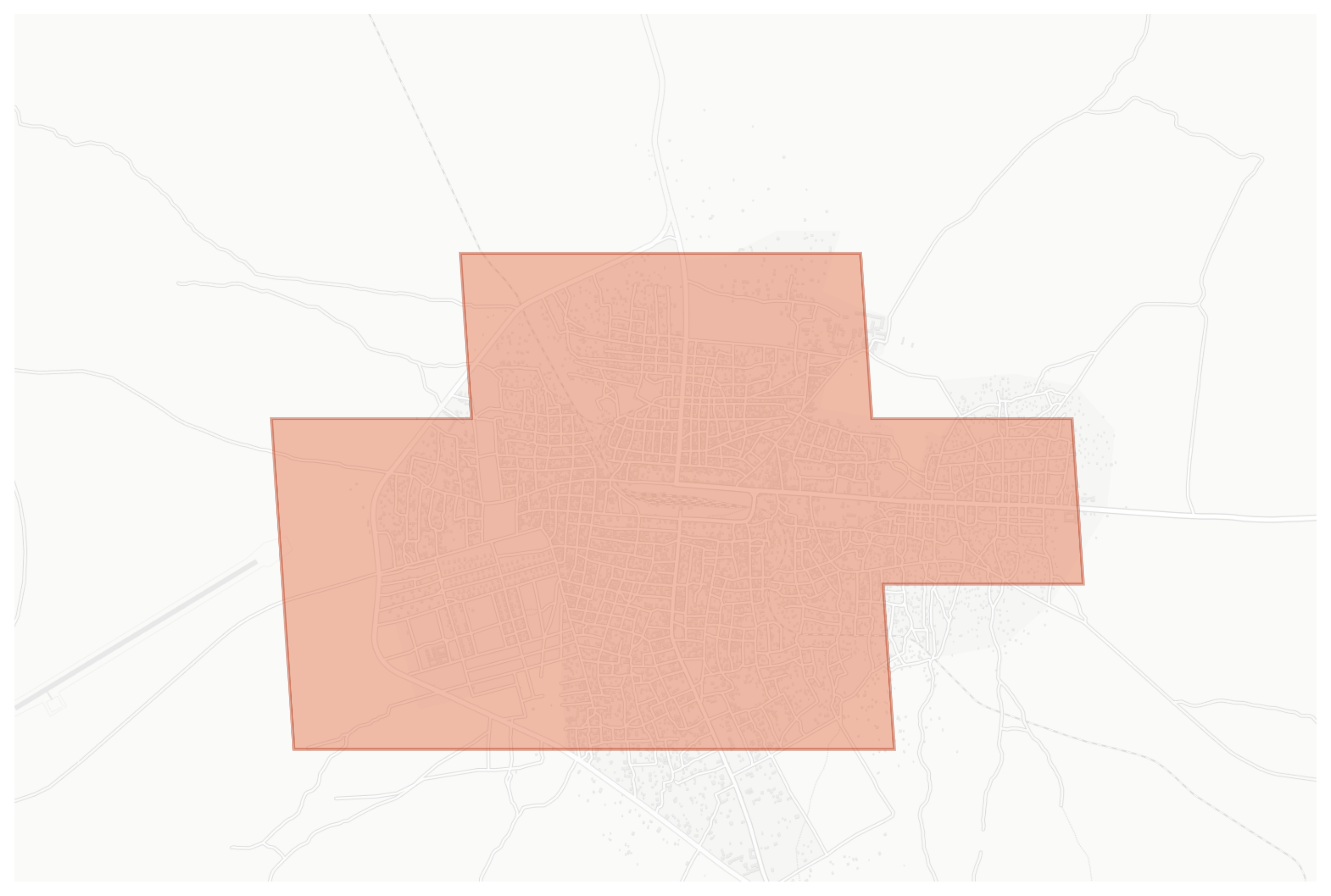 Sakania geographic map