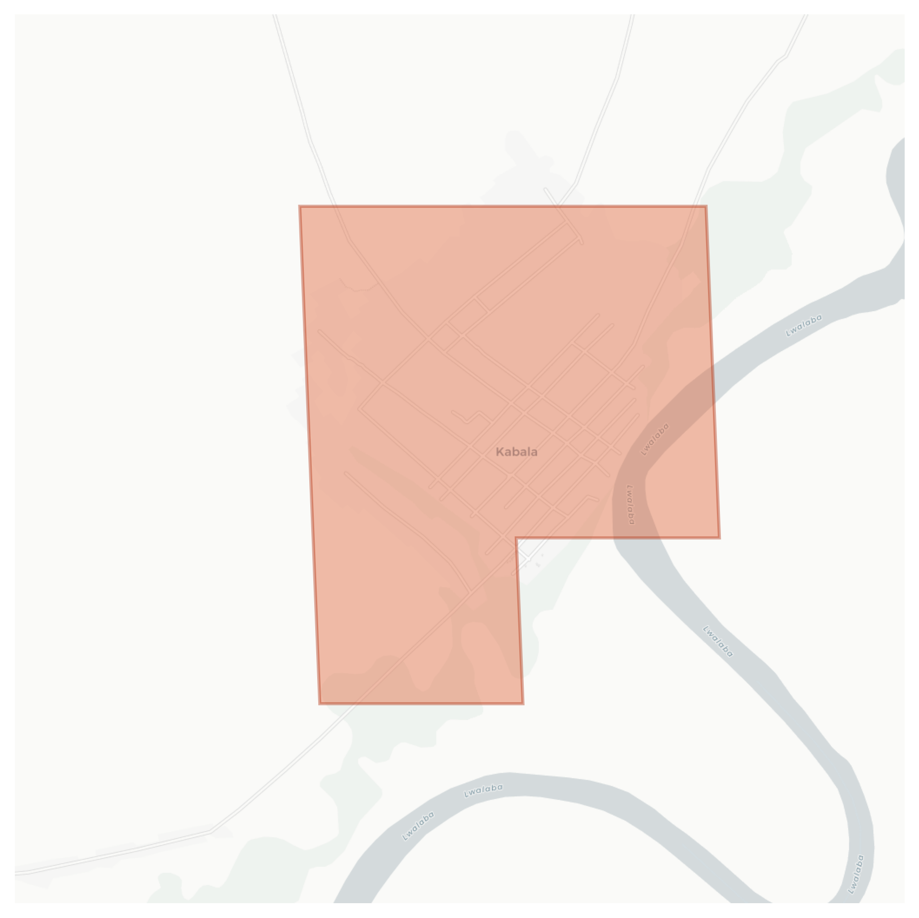 Kabala geographic map