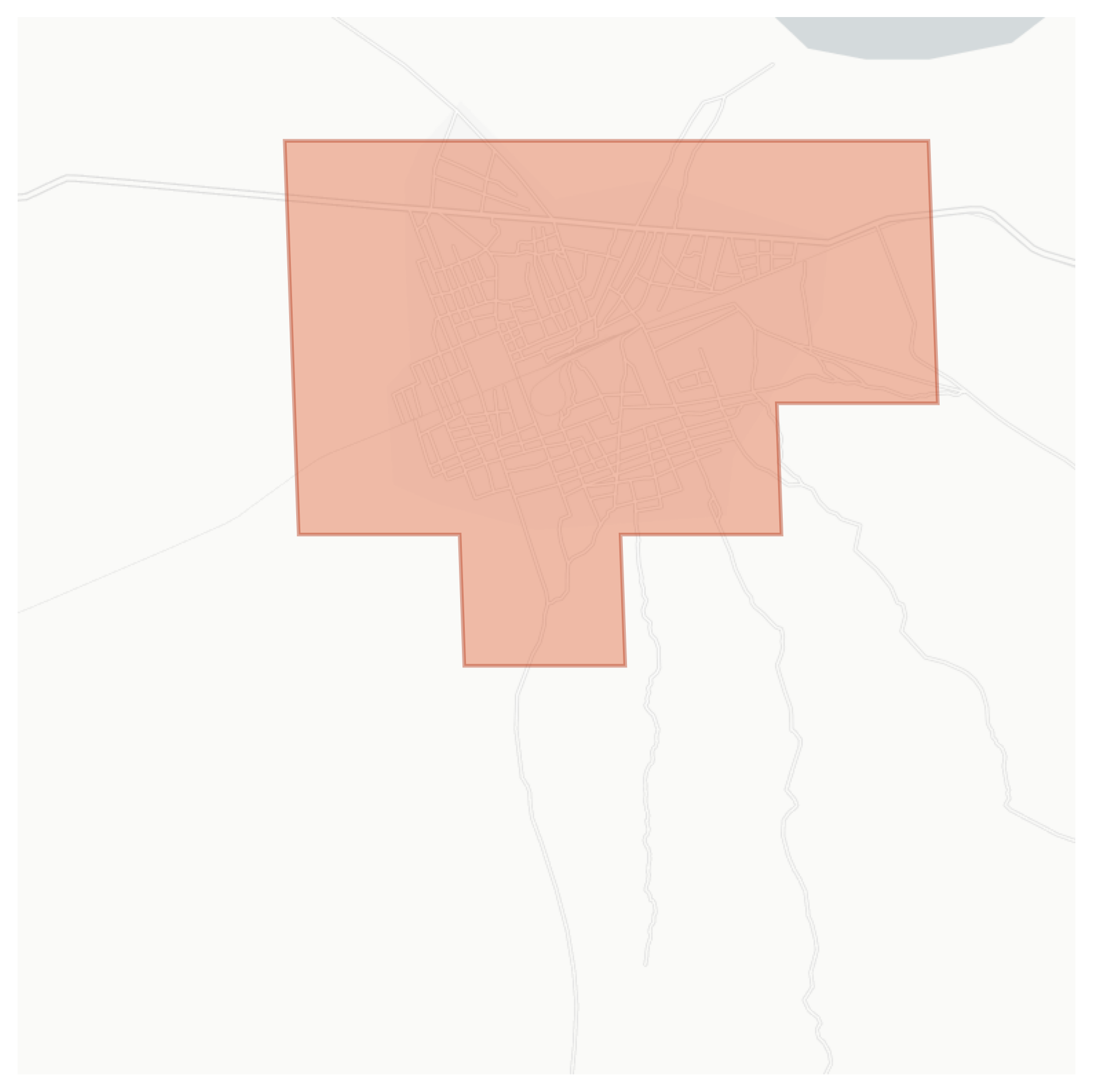 Kabongo geographic map