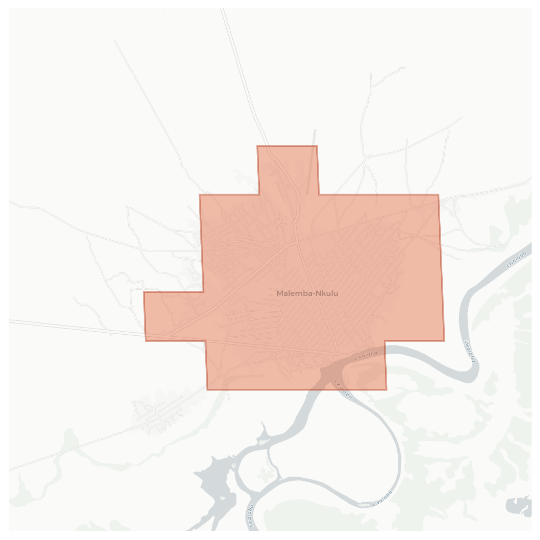 Malemba-Nkulu geographic map