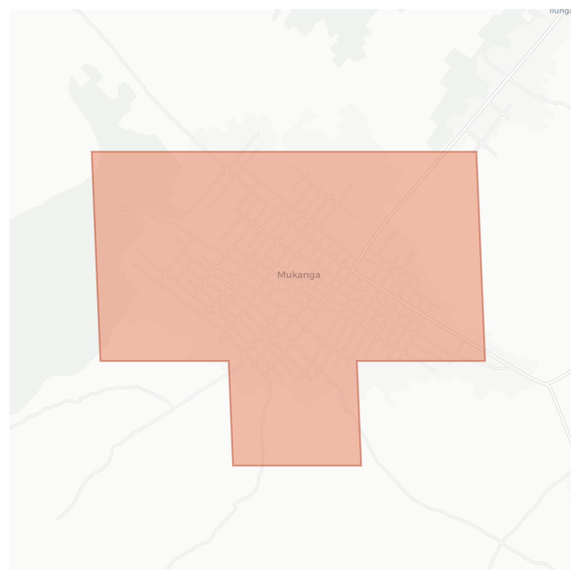 Mukanga geographic map