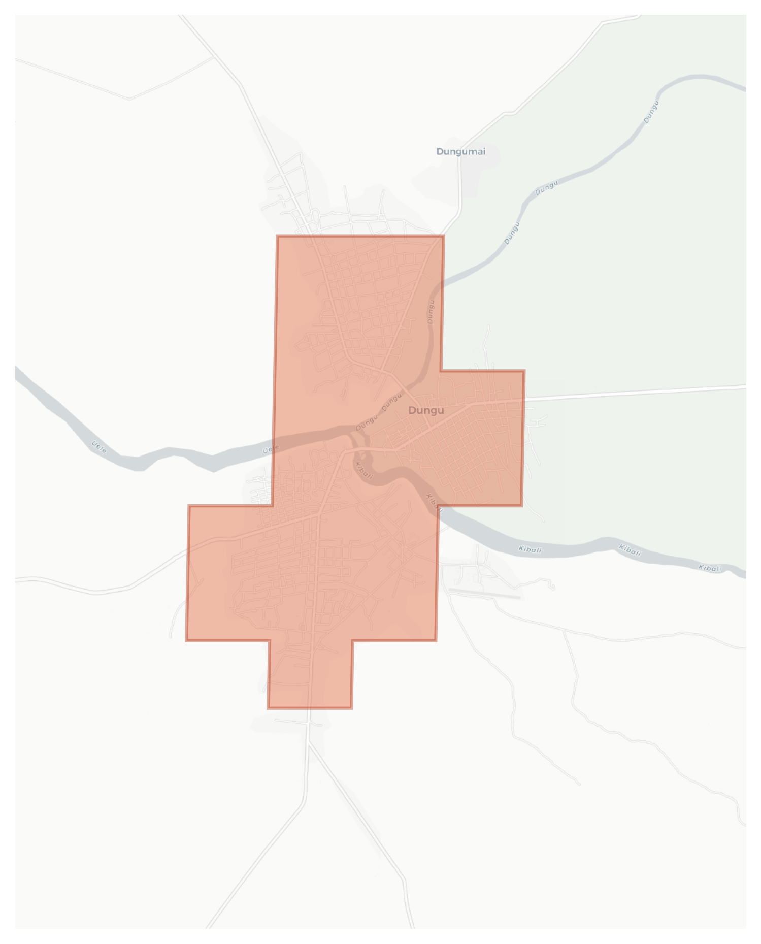Dungu geographic map