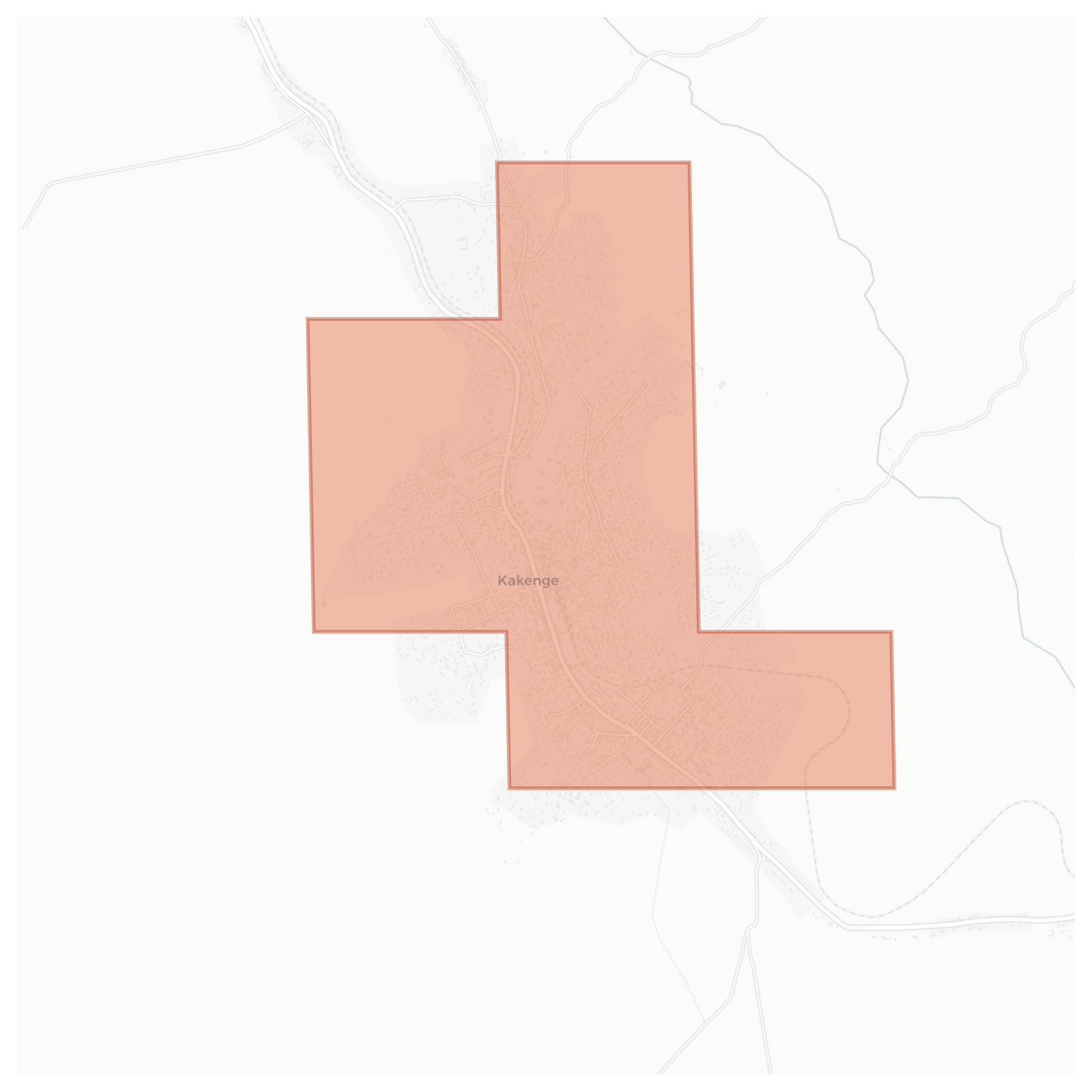 Kakenge geographic map