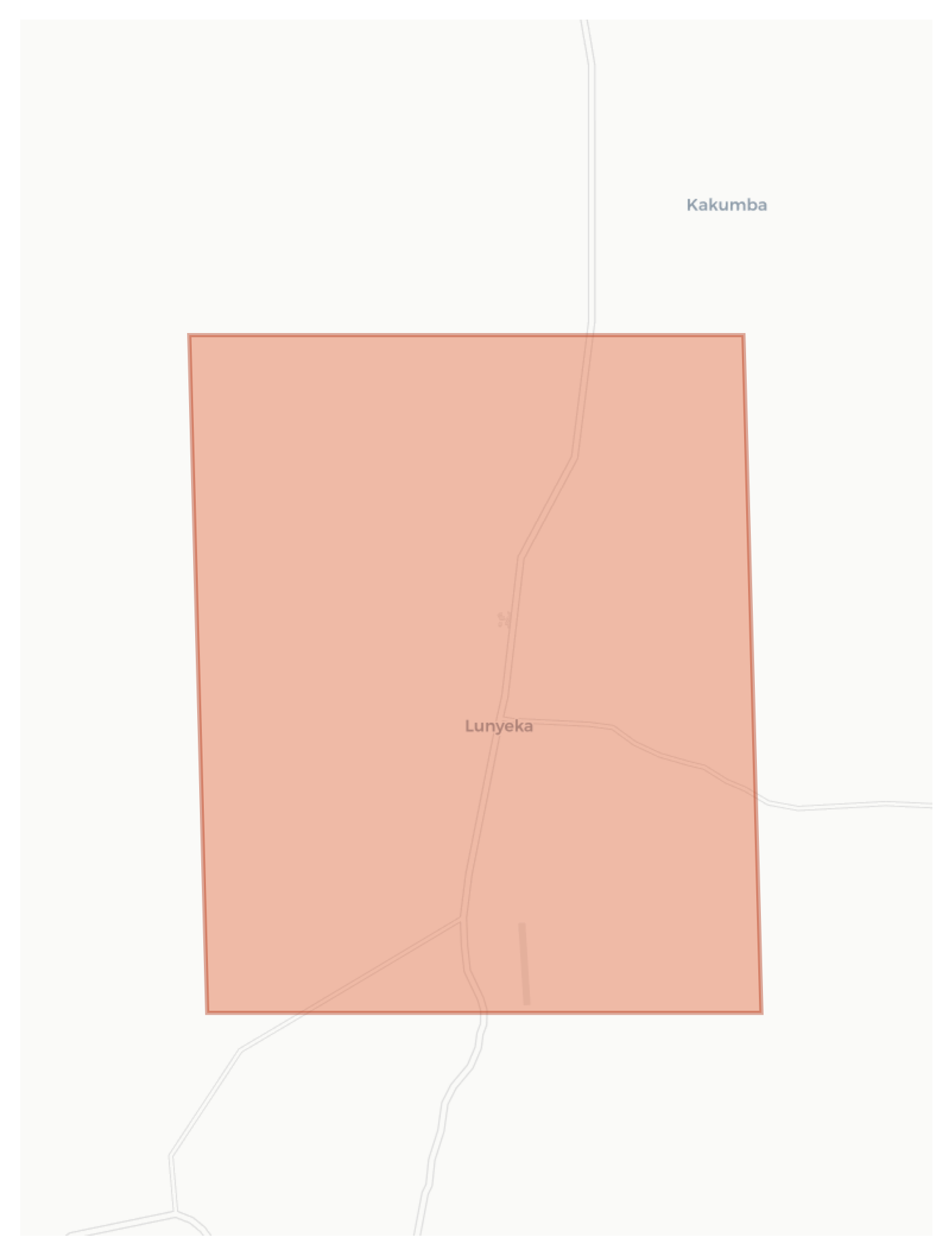 Kakumba geographic map