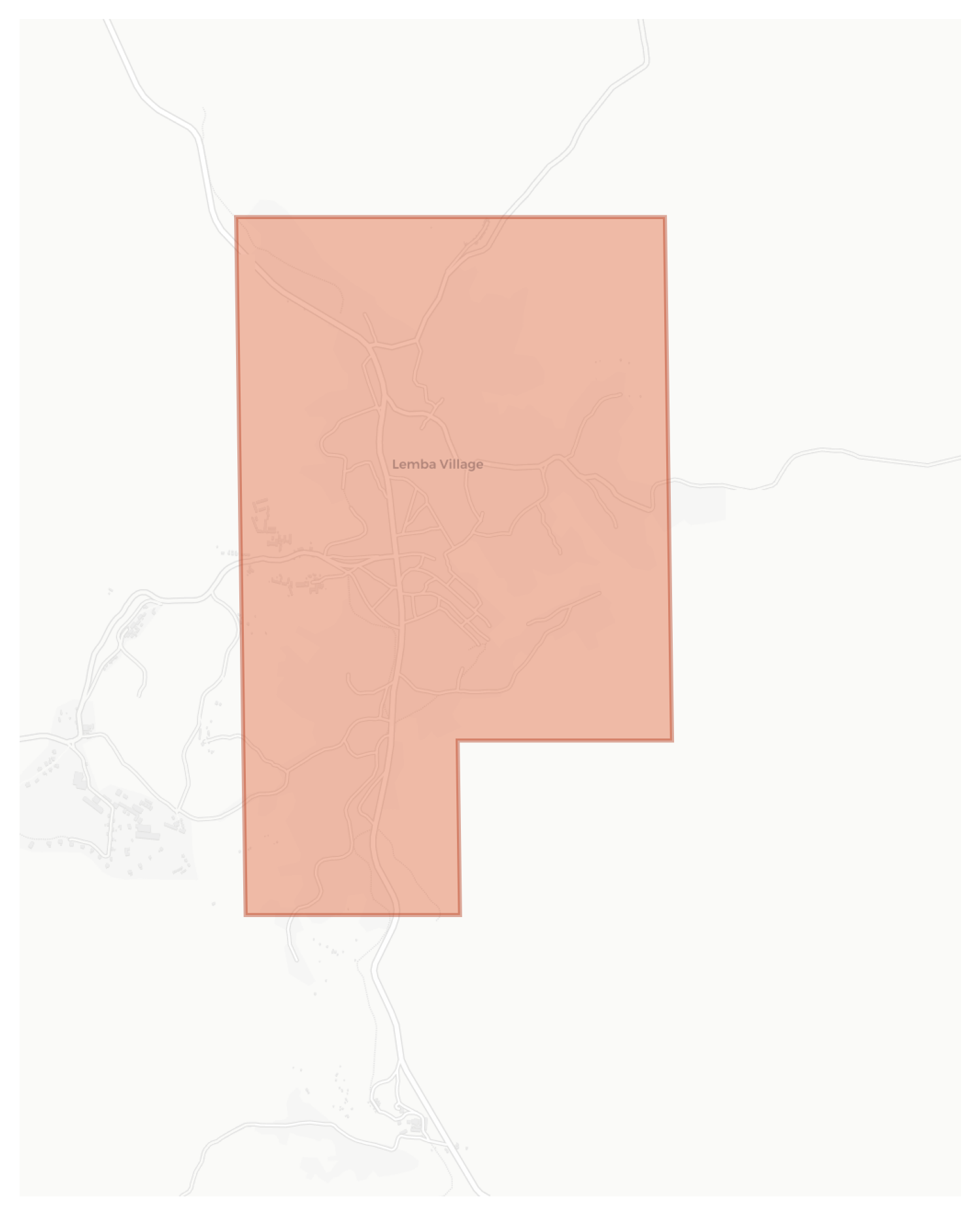 Lemba Village geographic map