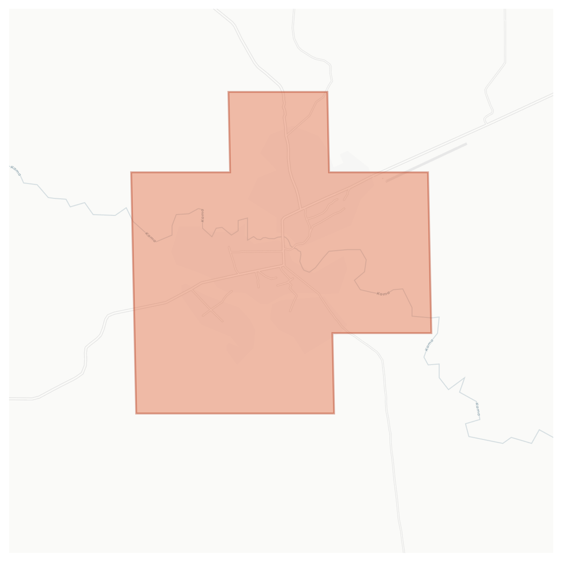 Saramabila geographic map