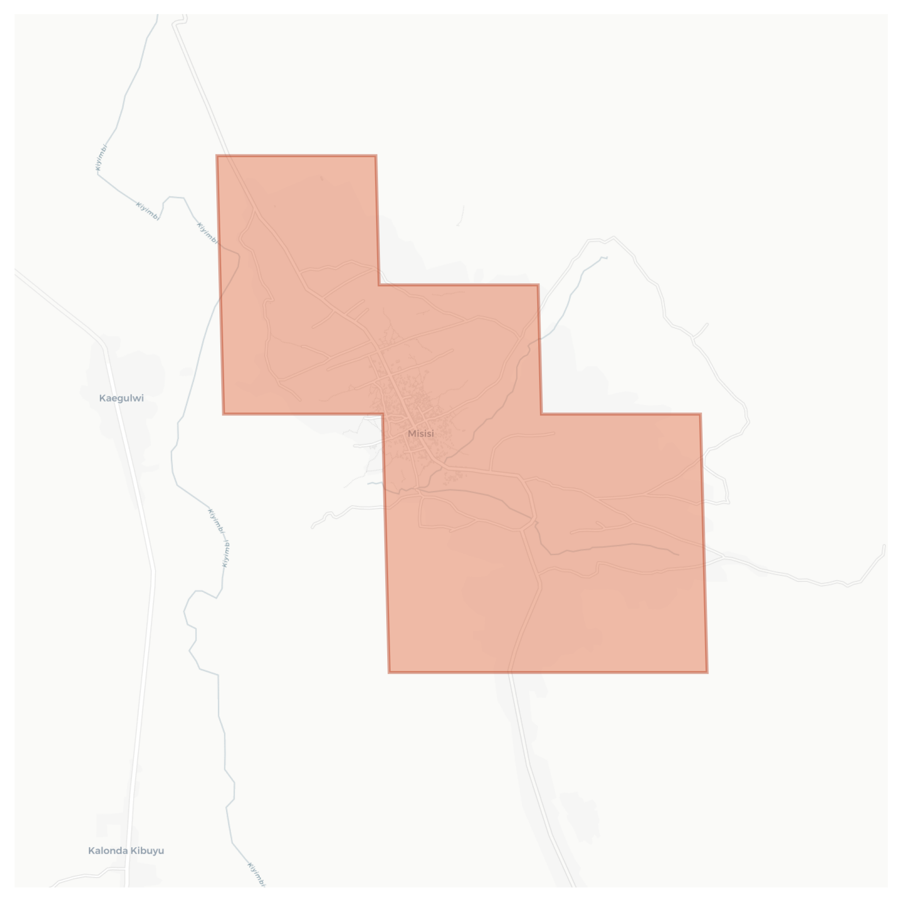 Misisi geographic map