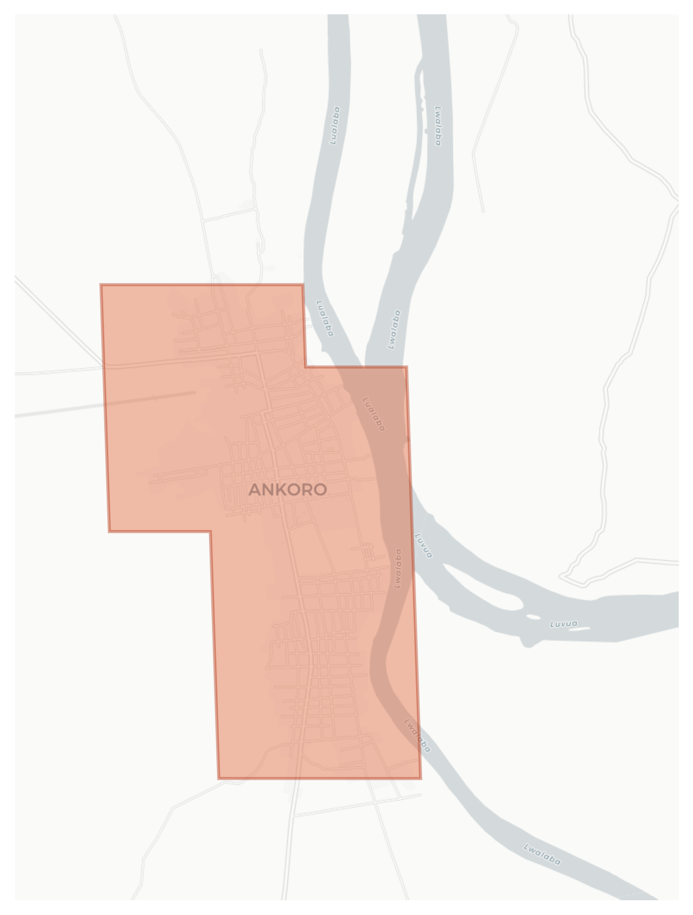 Ankoro geographic map
