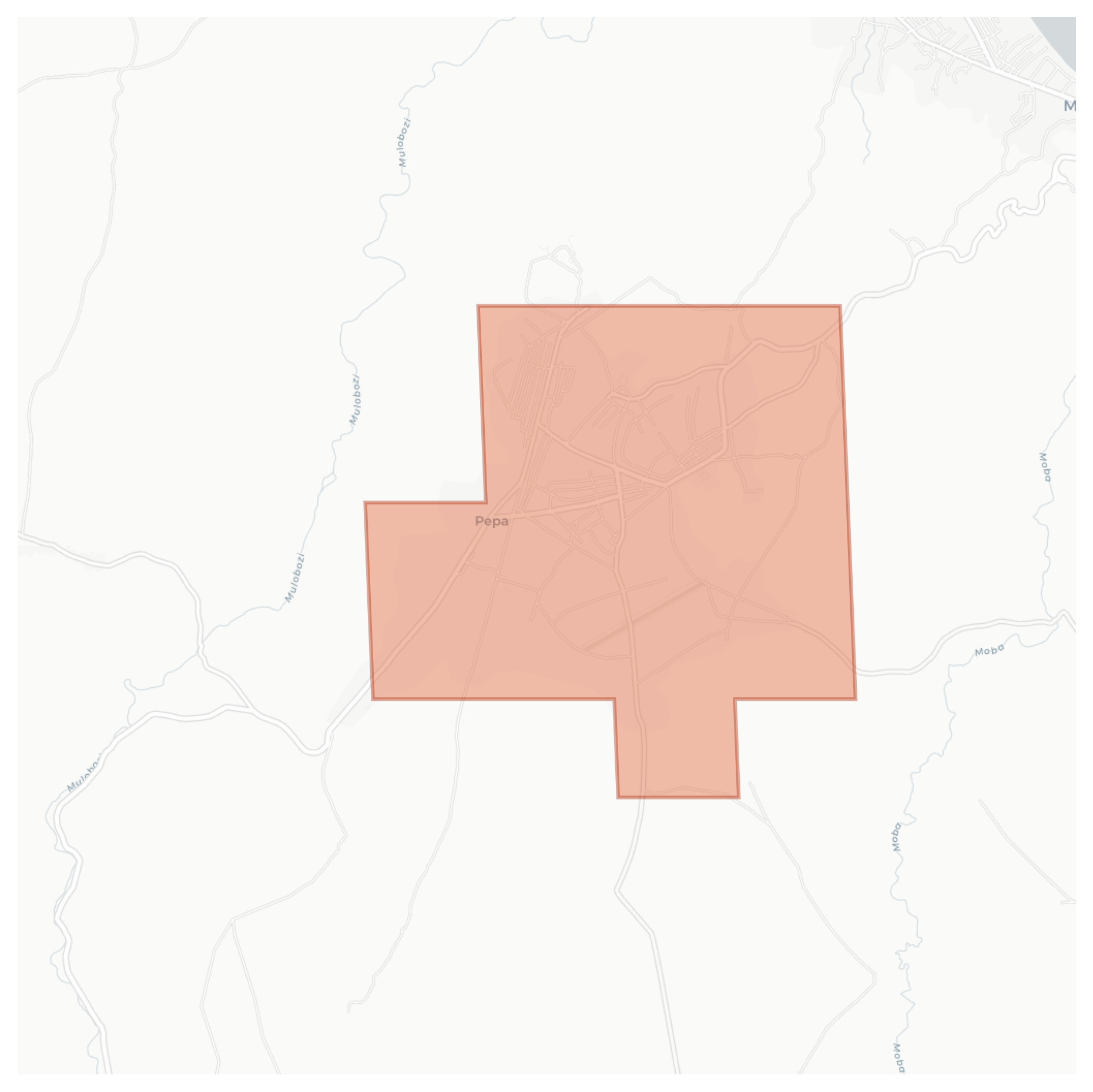 Katanga geographic map