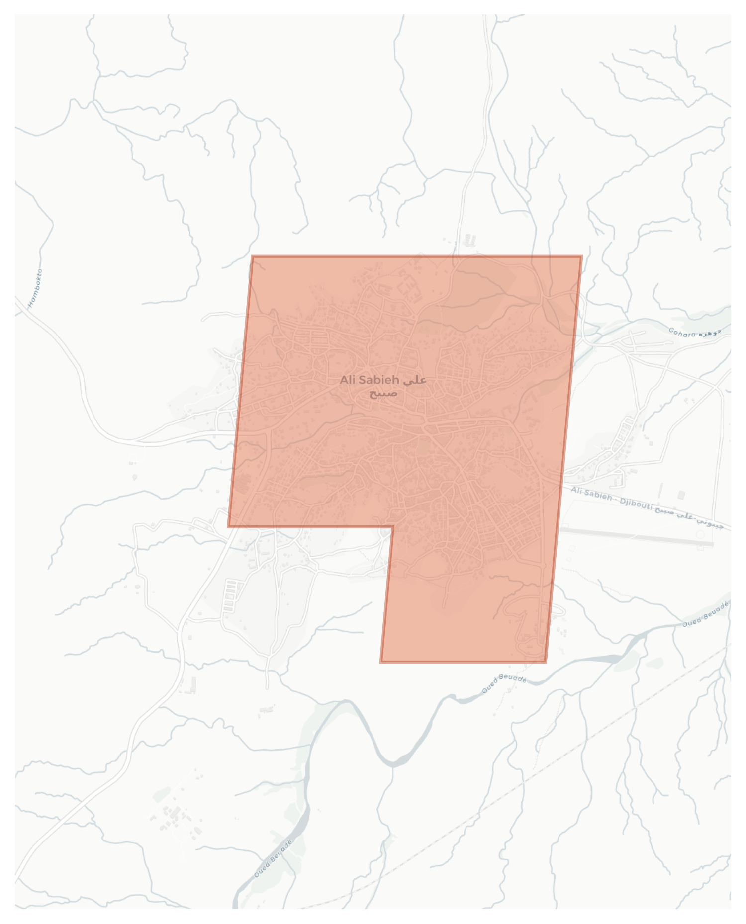 Ali Sabieh geographic map