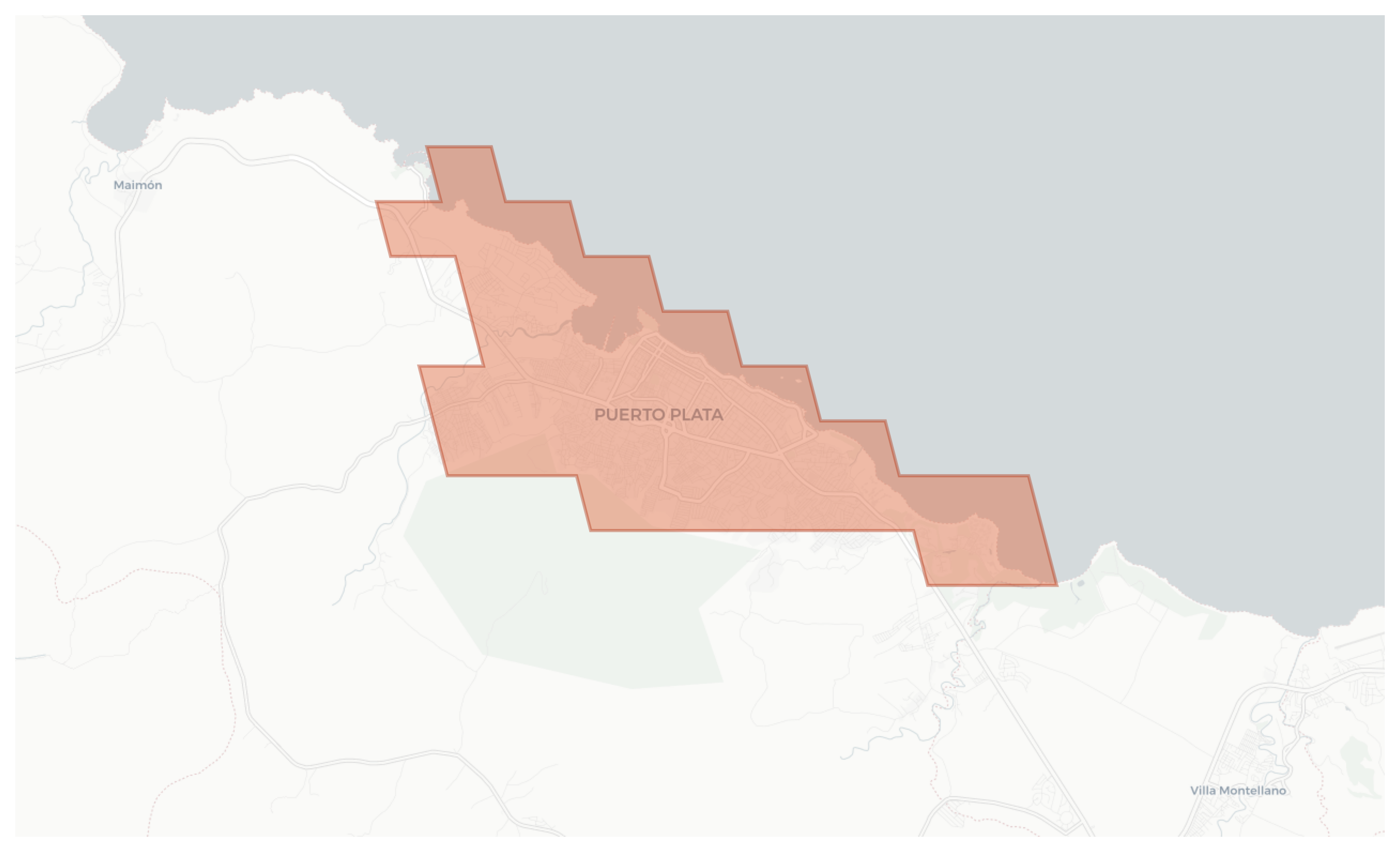 Puerto Plata geographic map