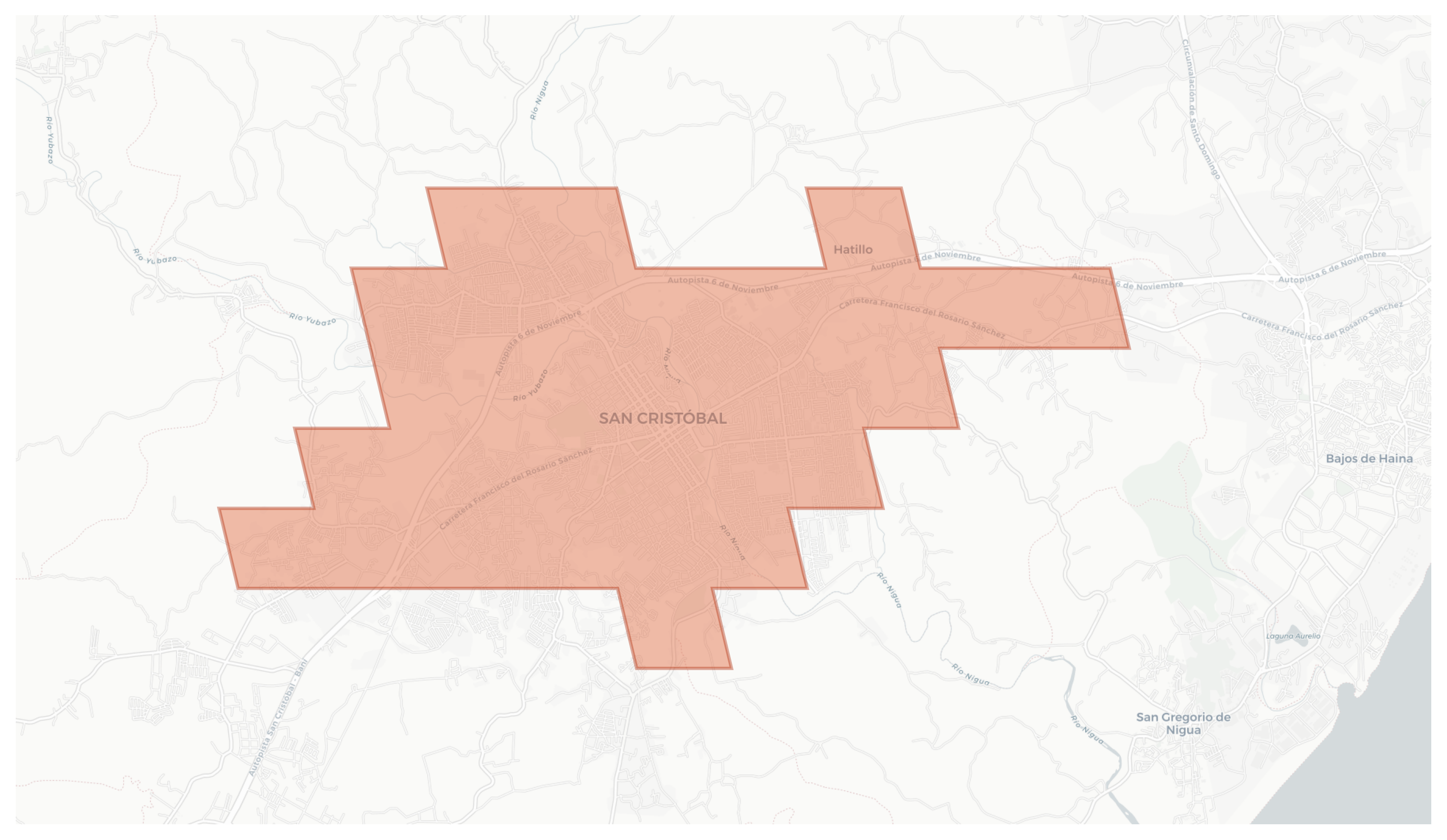 San Cristóbal geographic map