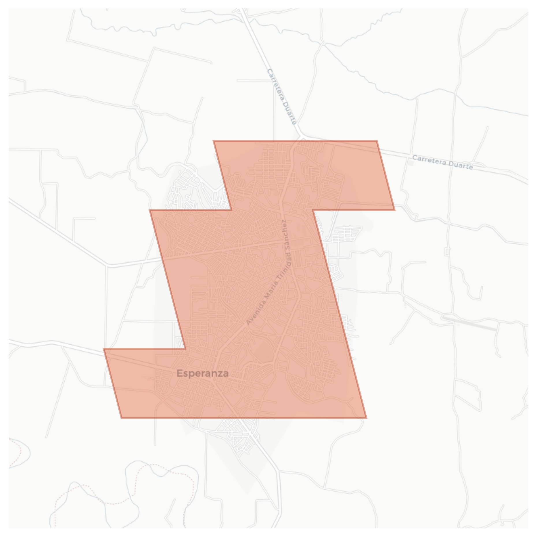 Esperanza geographic map