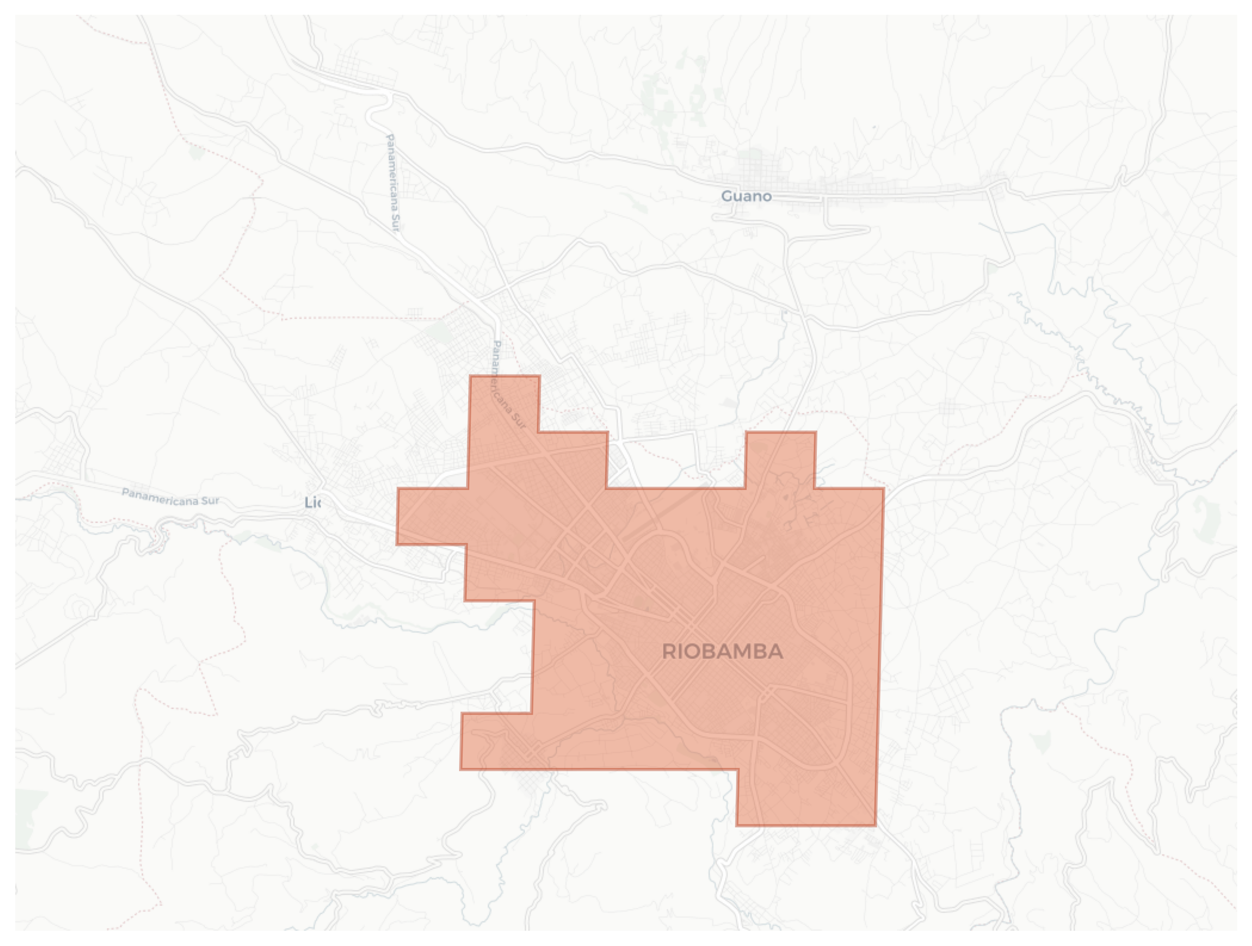 Riobamba geographic map