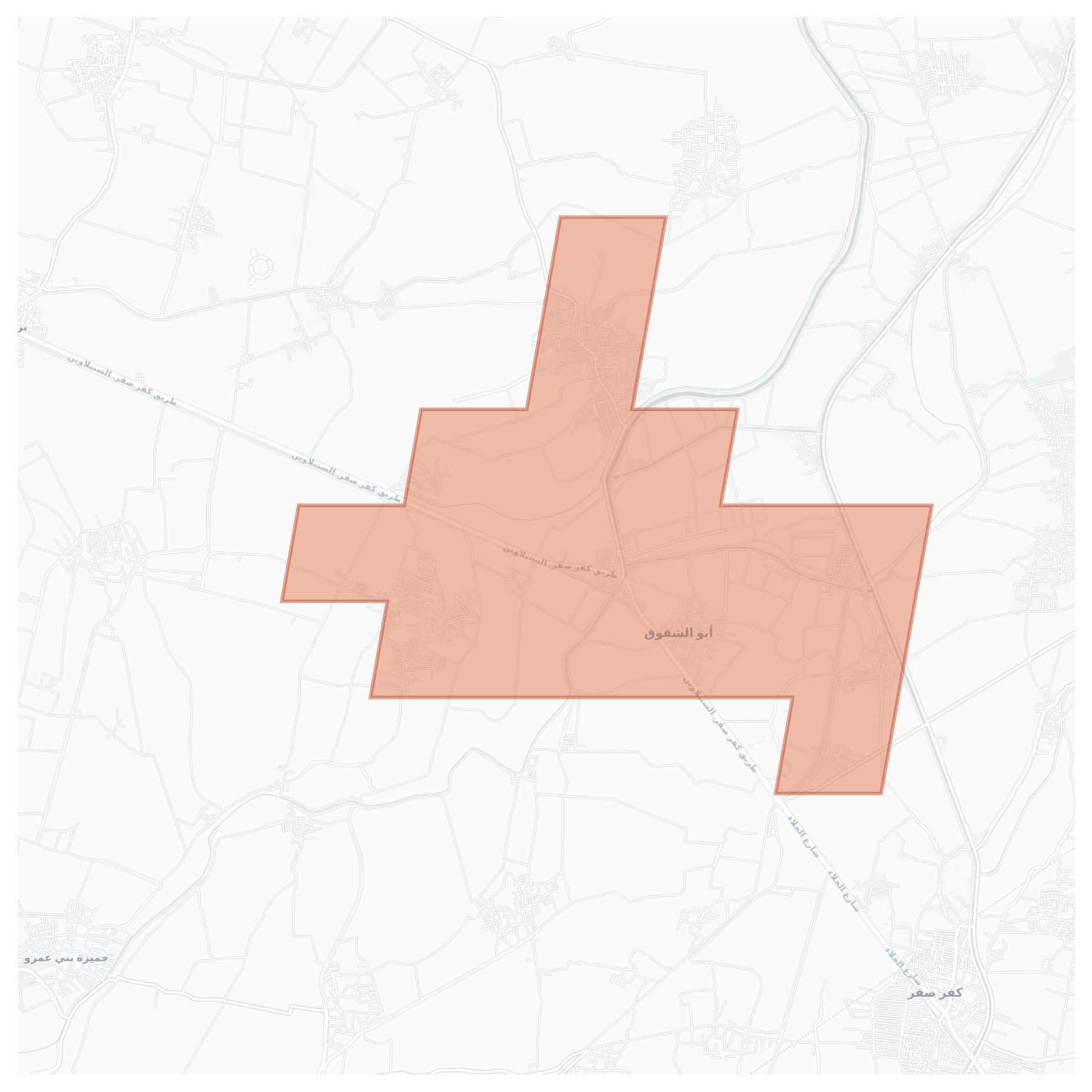 Abu al Shuquq geographic map