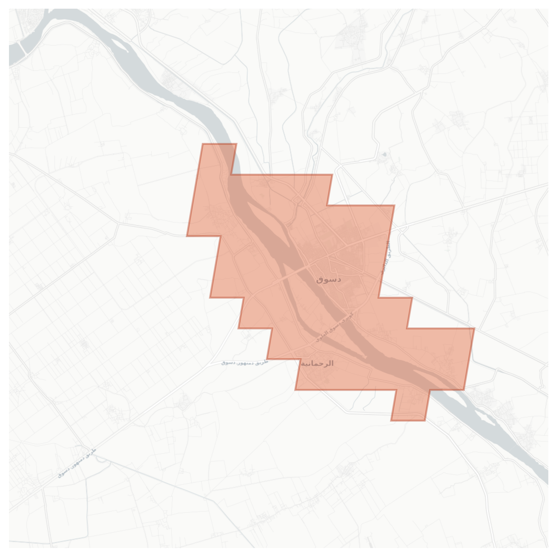 Dusuq geographic map