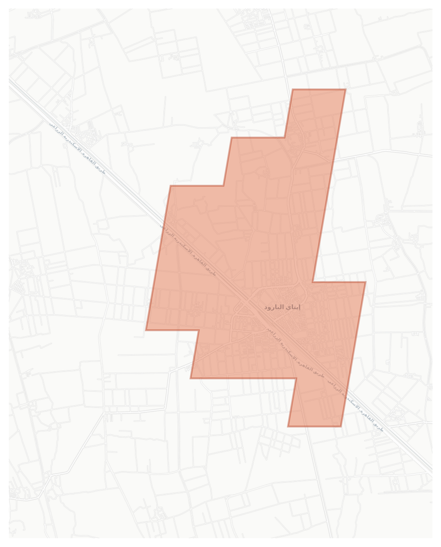 Itay el-Barud geographic map