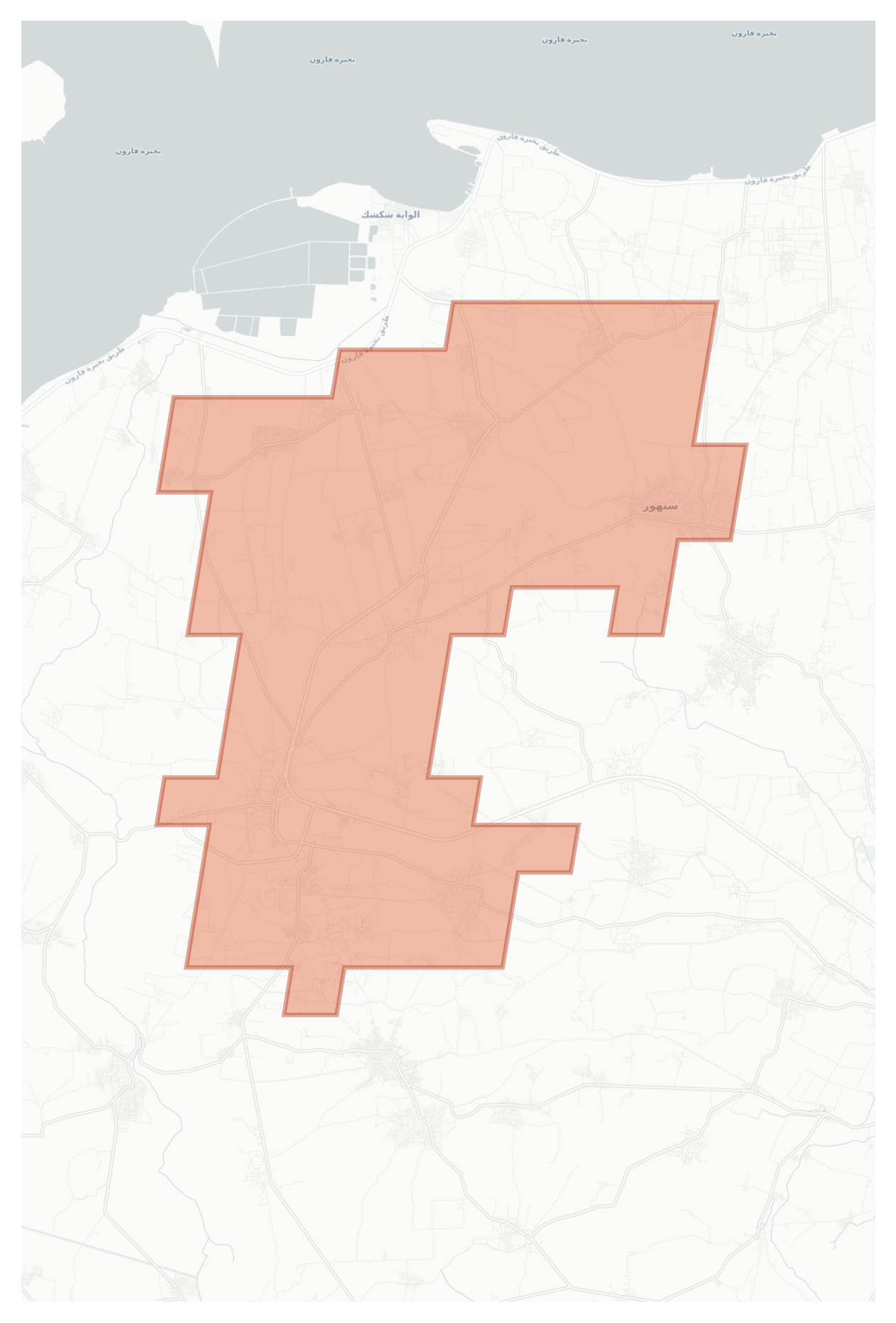 Sanhur geographic map