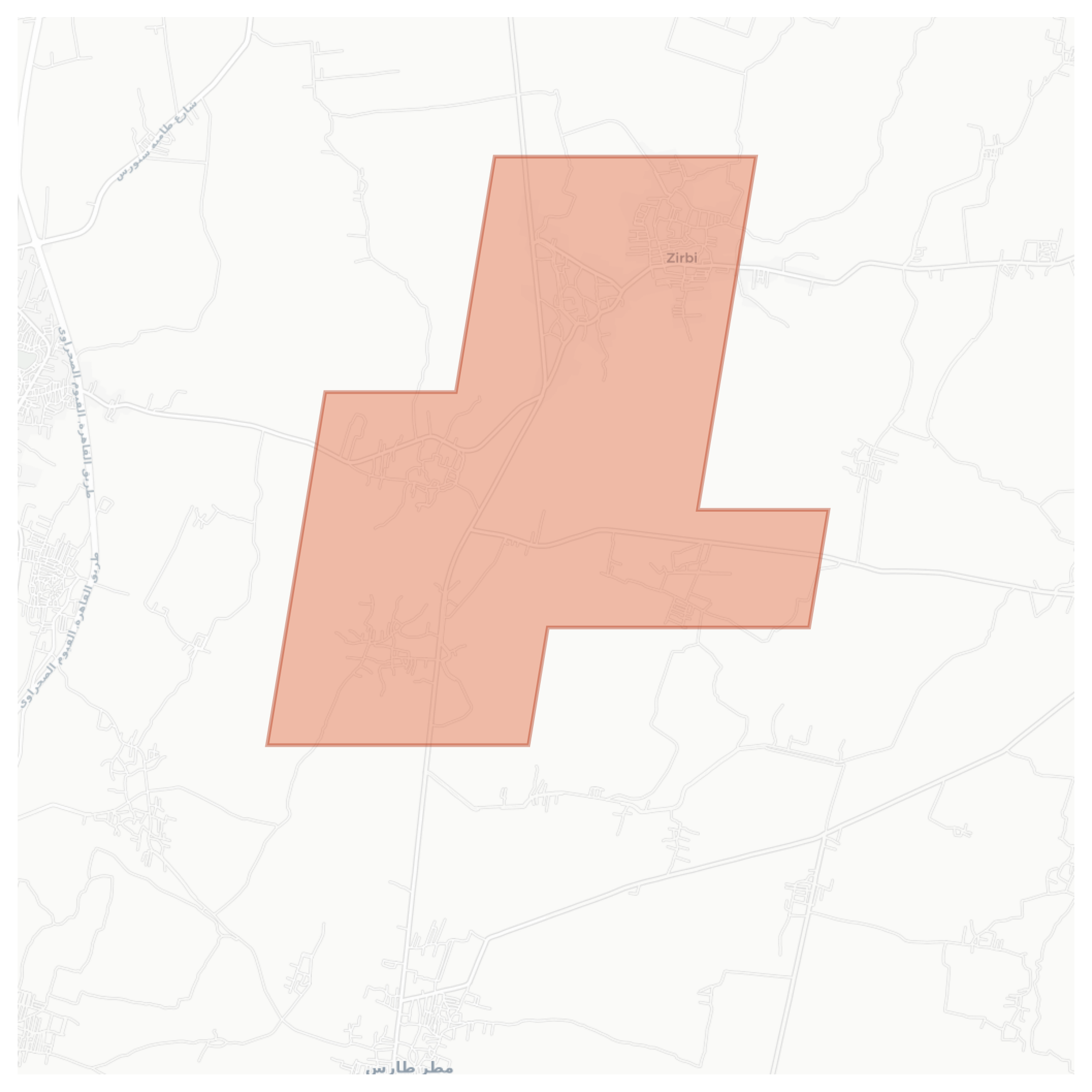 Zirbi geographic map