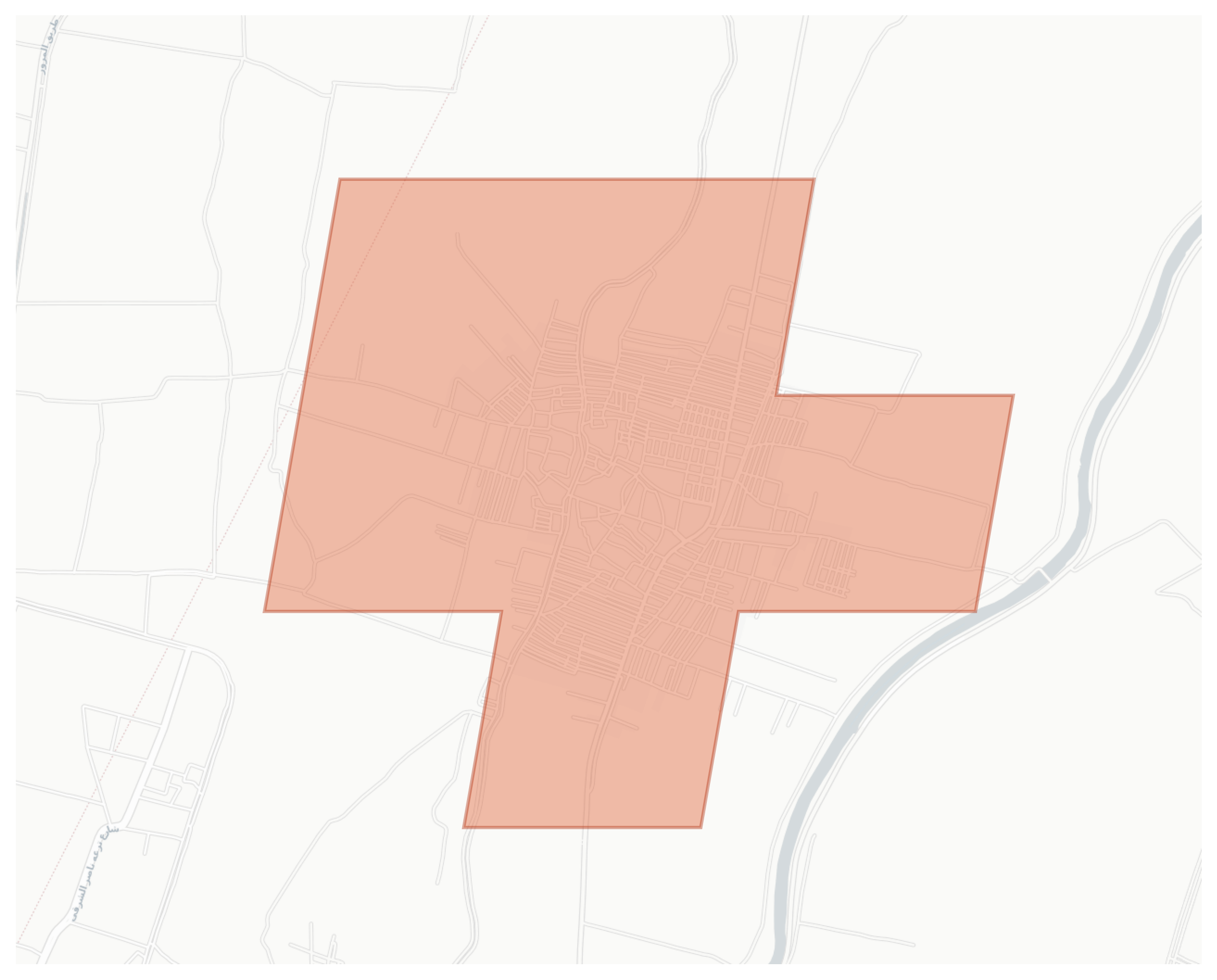 Mahalah Zeyad geographic map