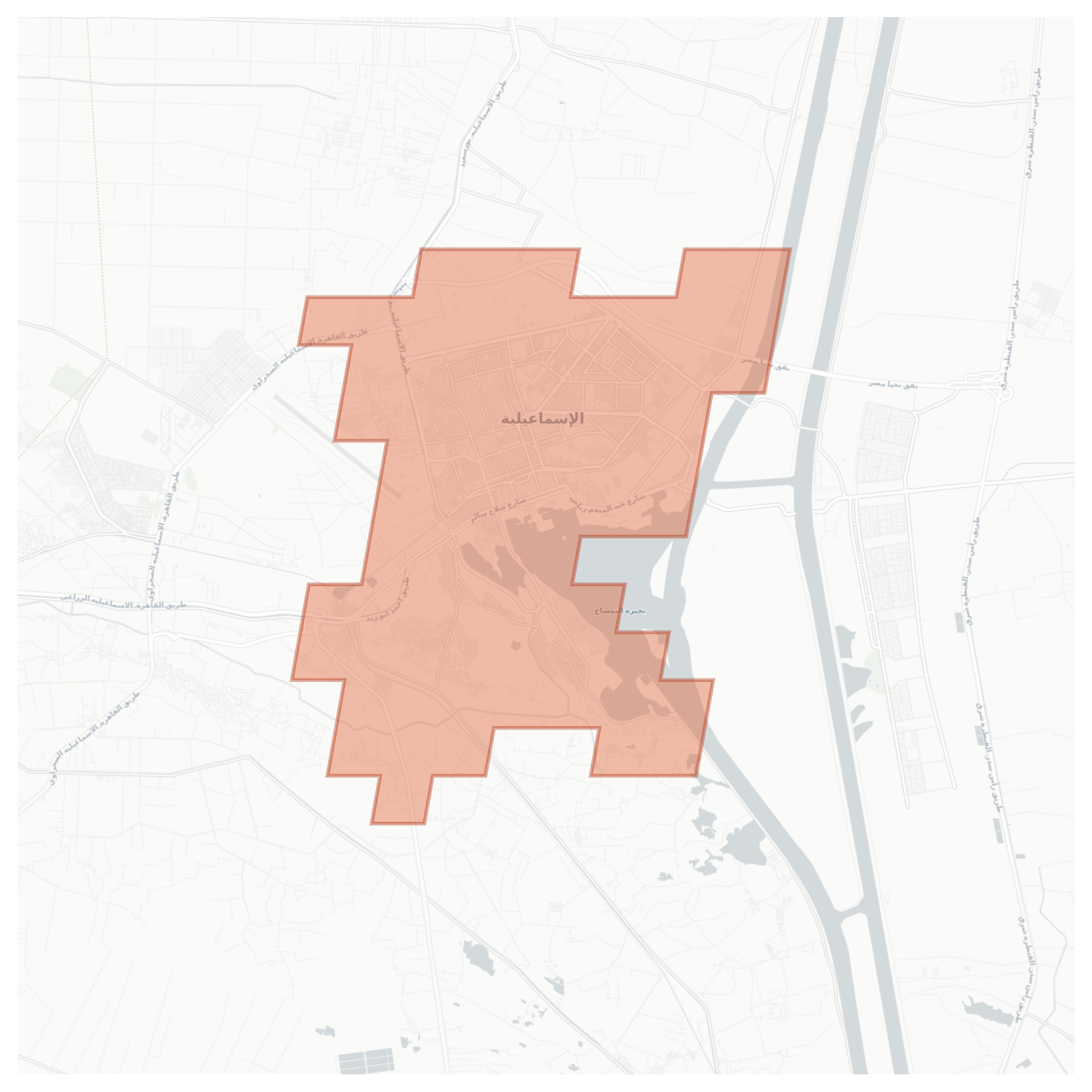 Al Ismailiya geographic map
