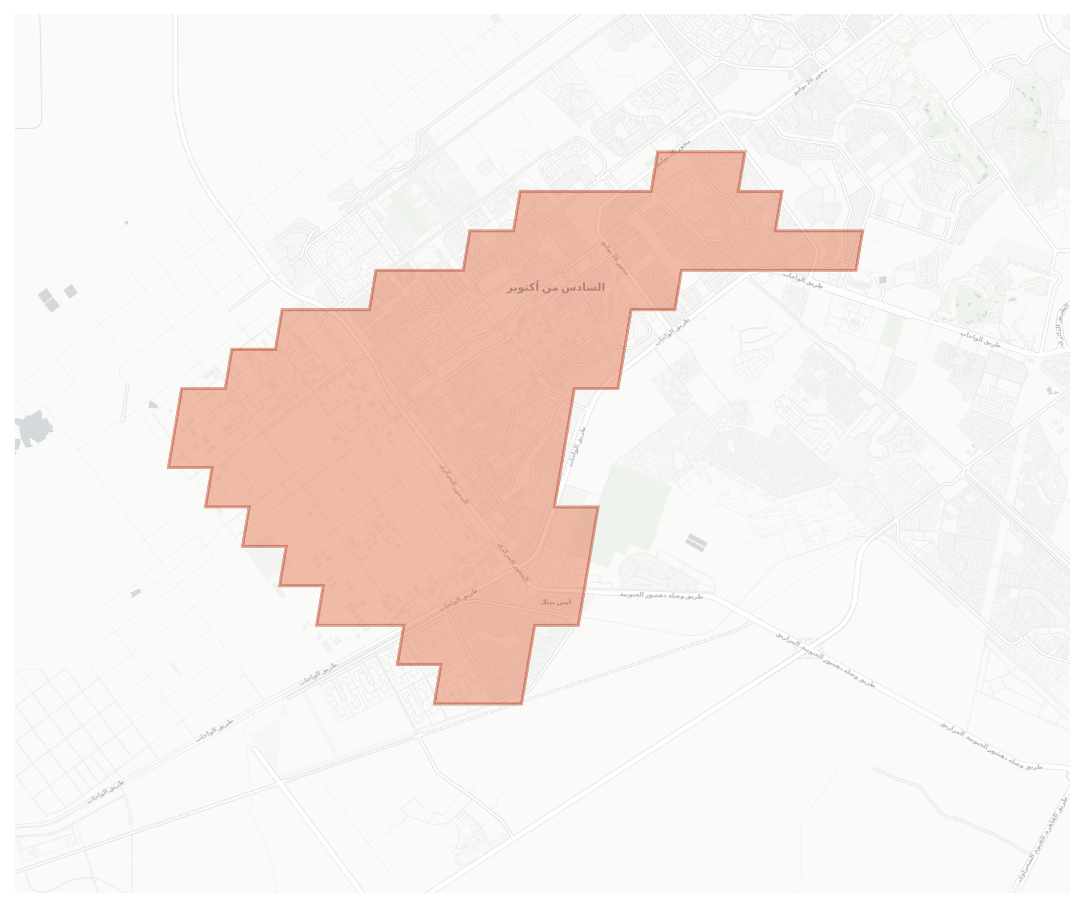 6th of October geographic map