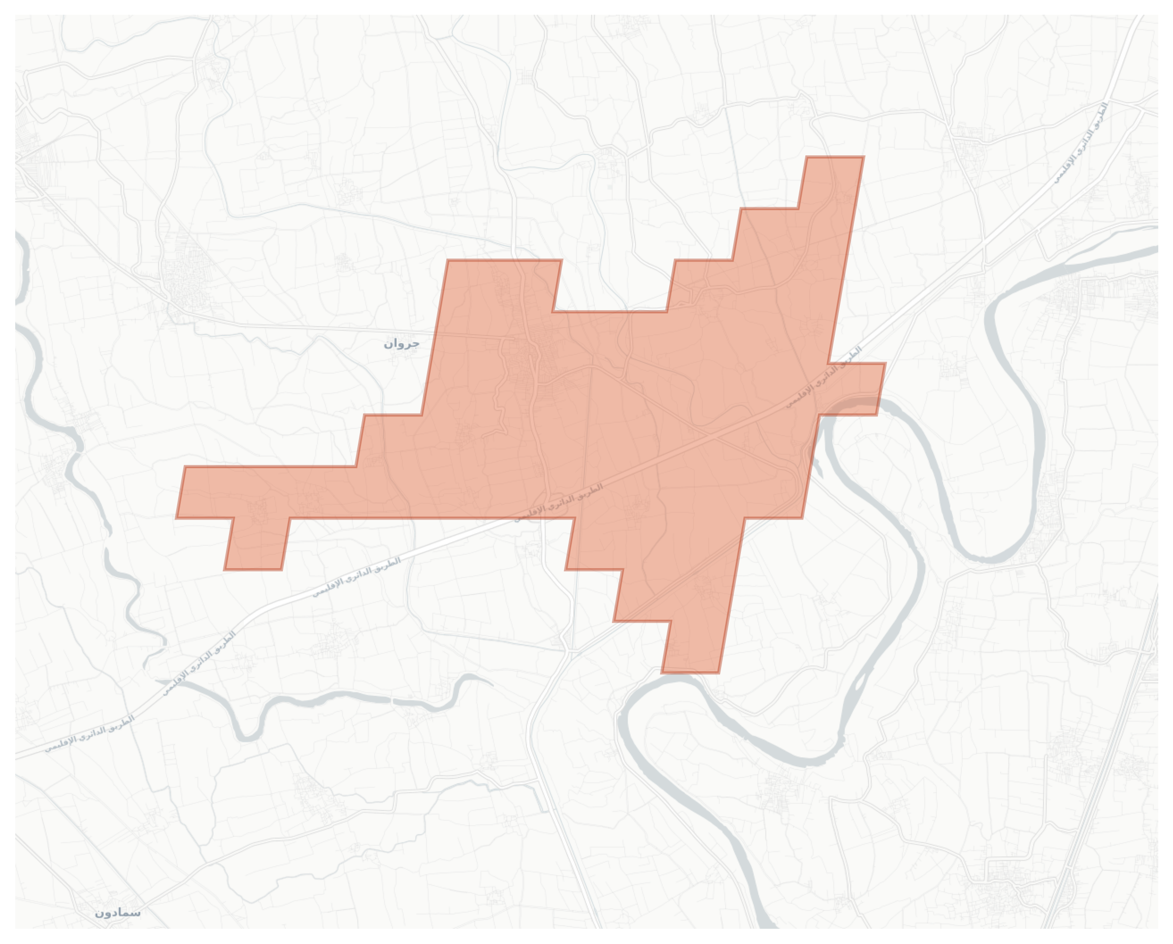 ميت الوسطى geographic map