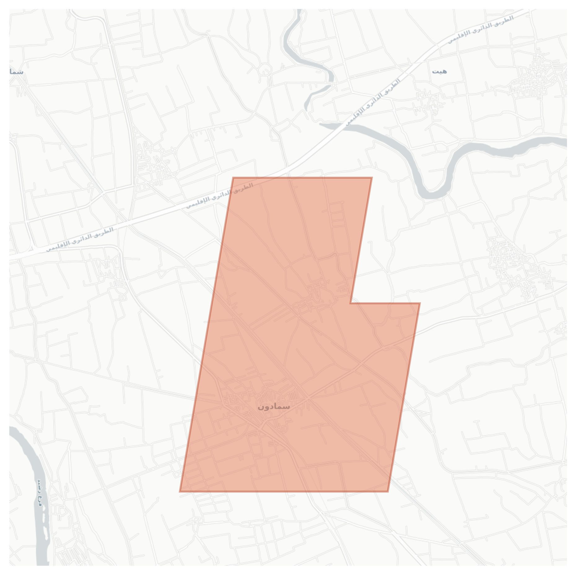 Samadon geographic map