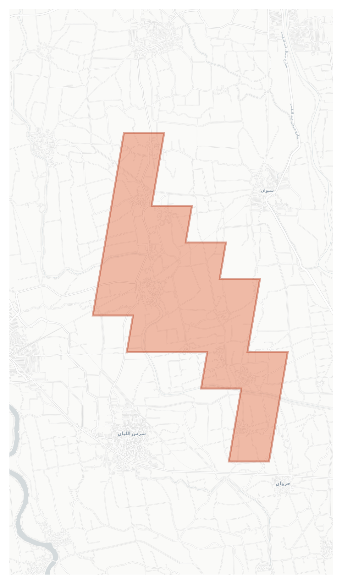 Shunufa geographic map