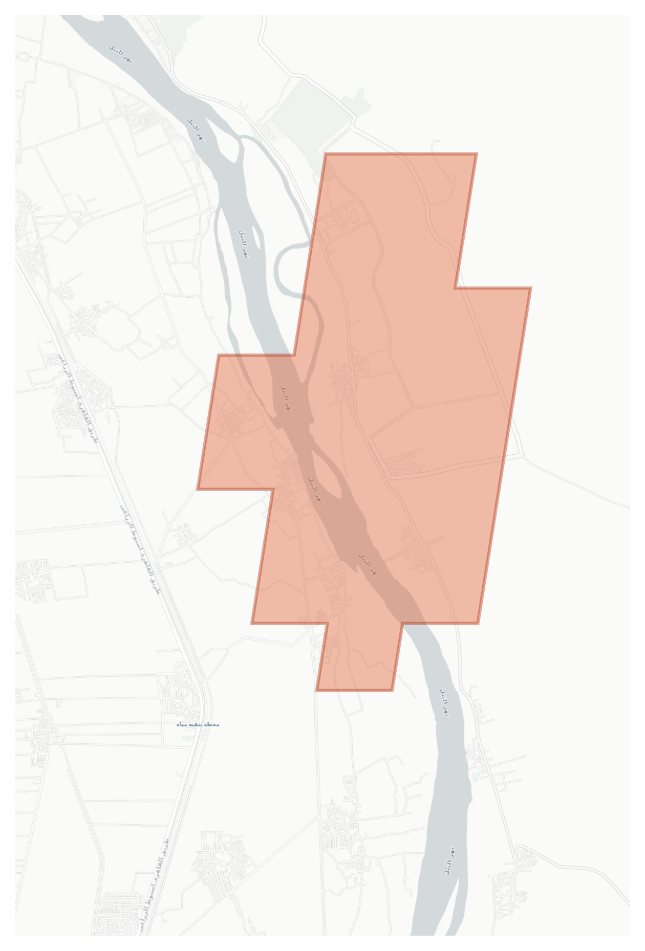 Abyūhā geographic map