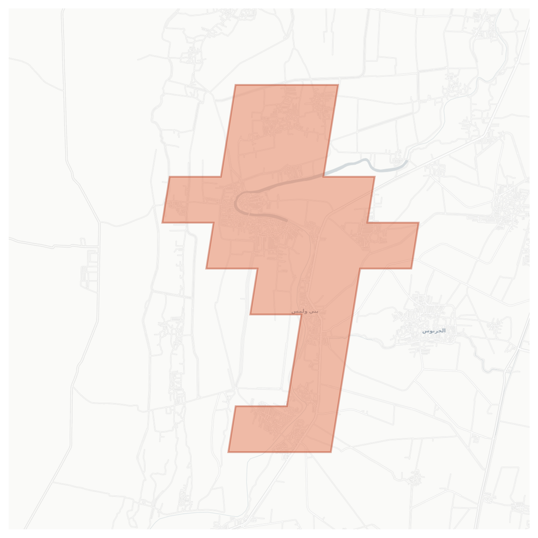 Bani Wallams geographic map