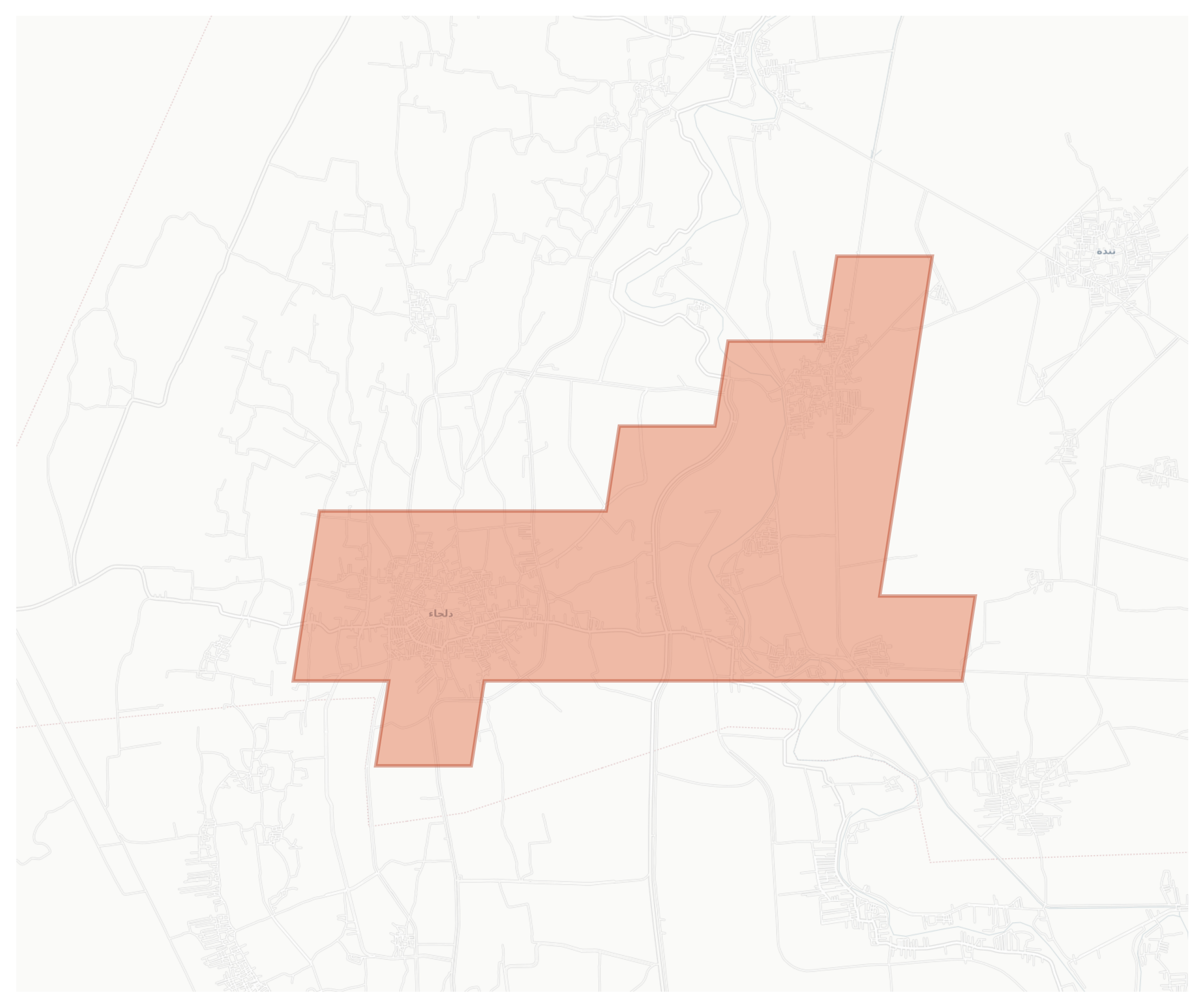 Dalga‘a geographic map