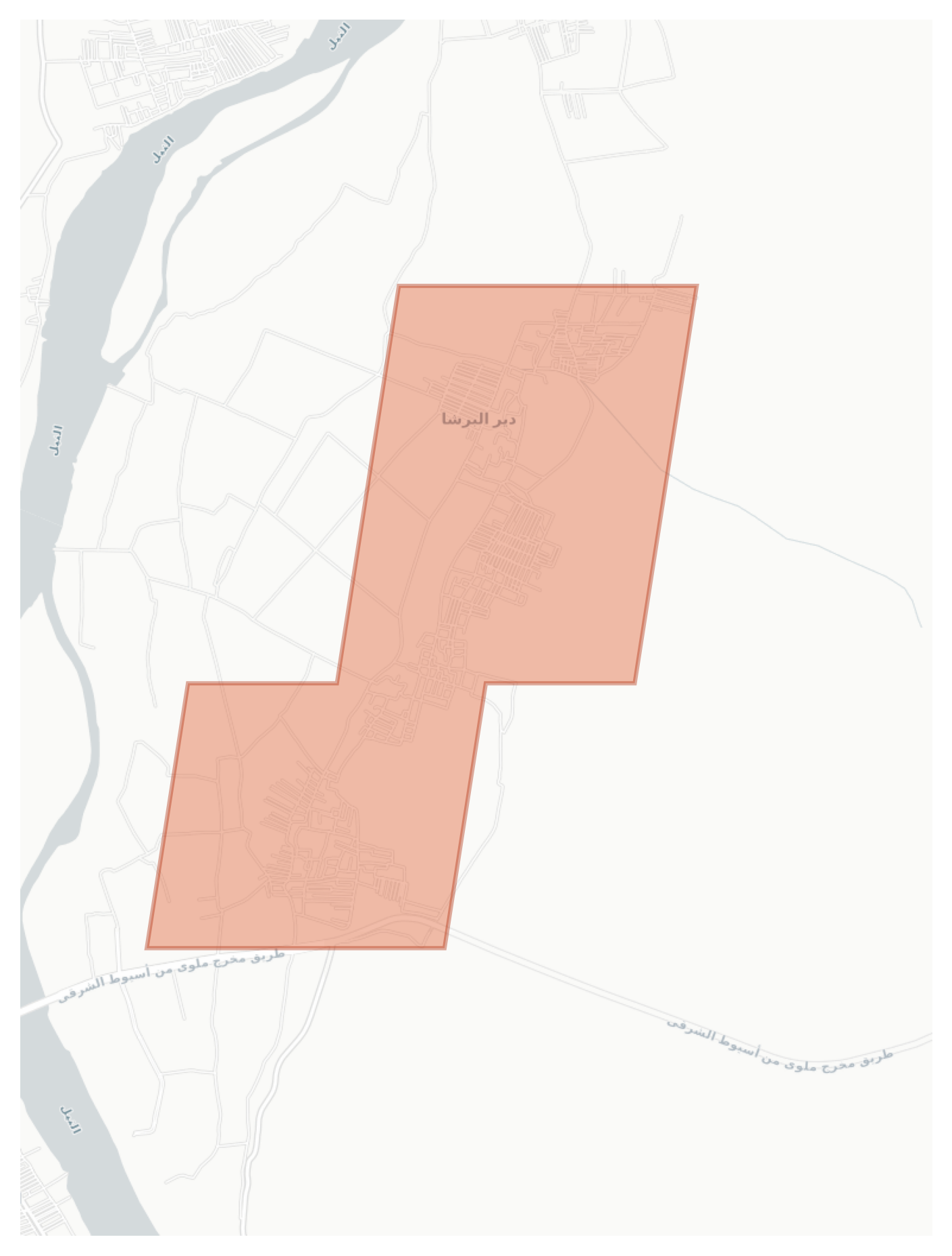 Dayr al Barsha geographic map
