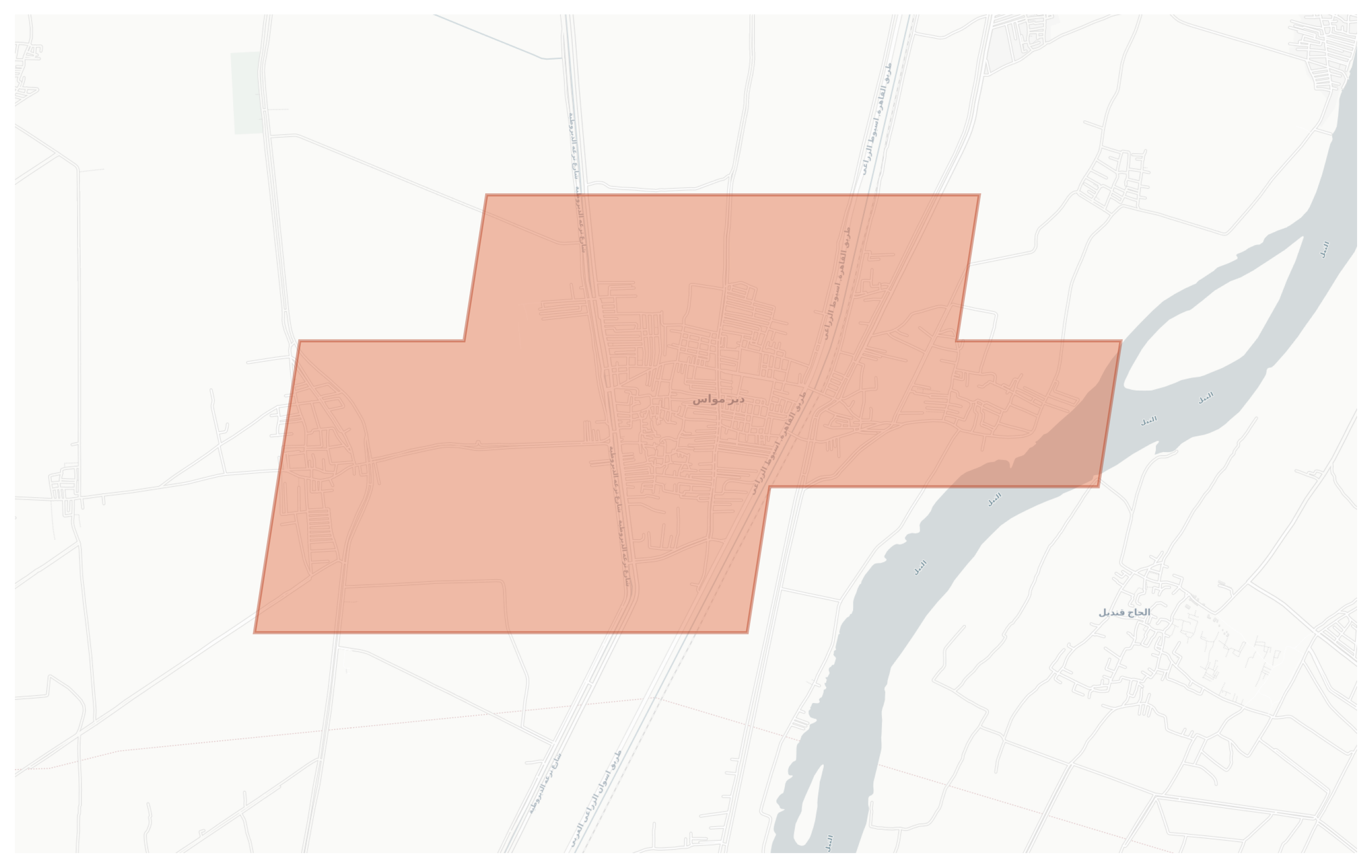 Deir Mawas geographic map