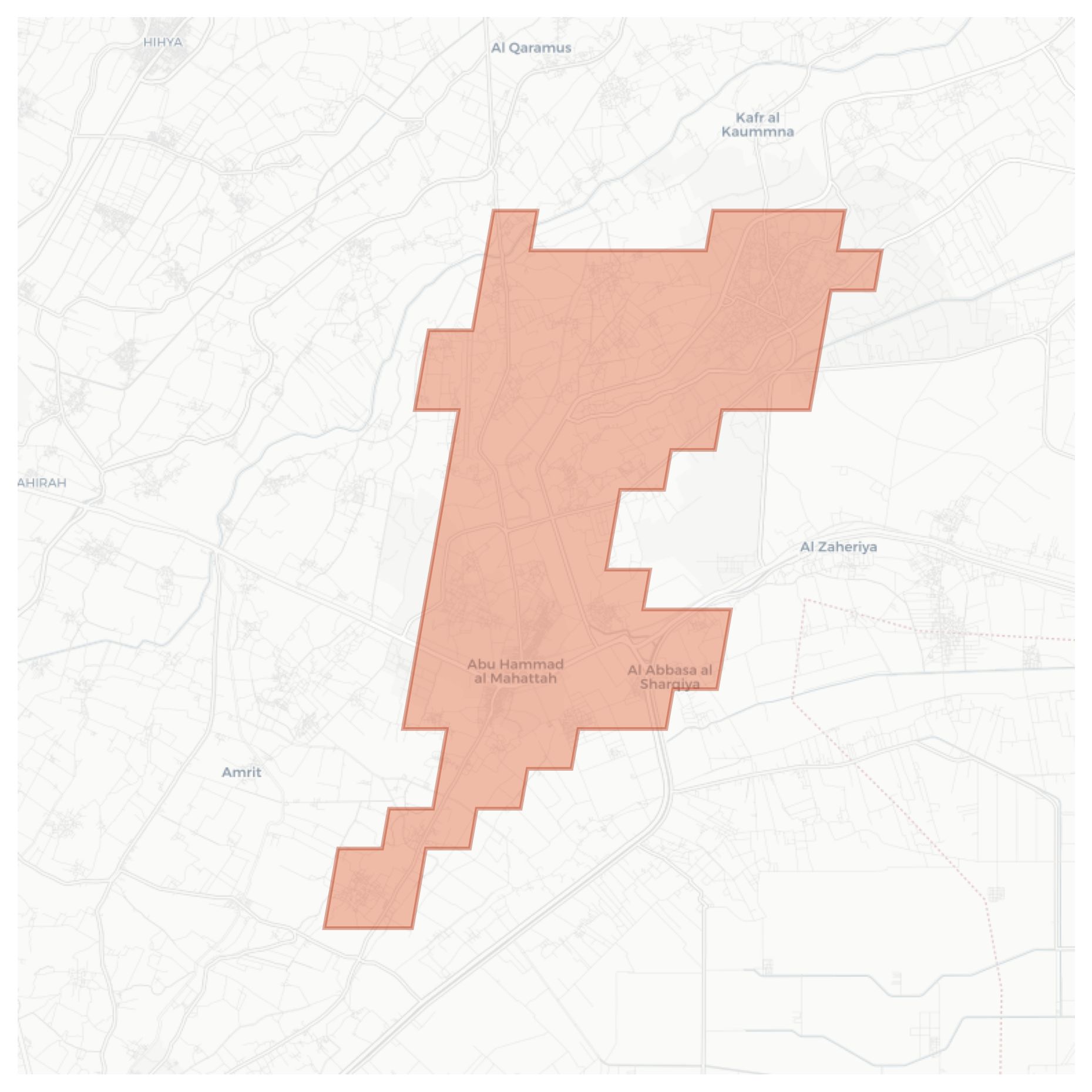 Al Abbasa al Sharqiya geographic map