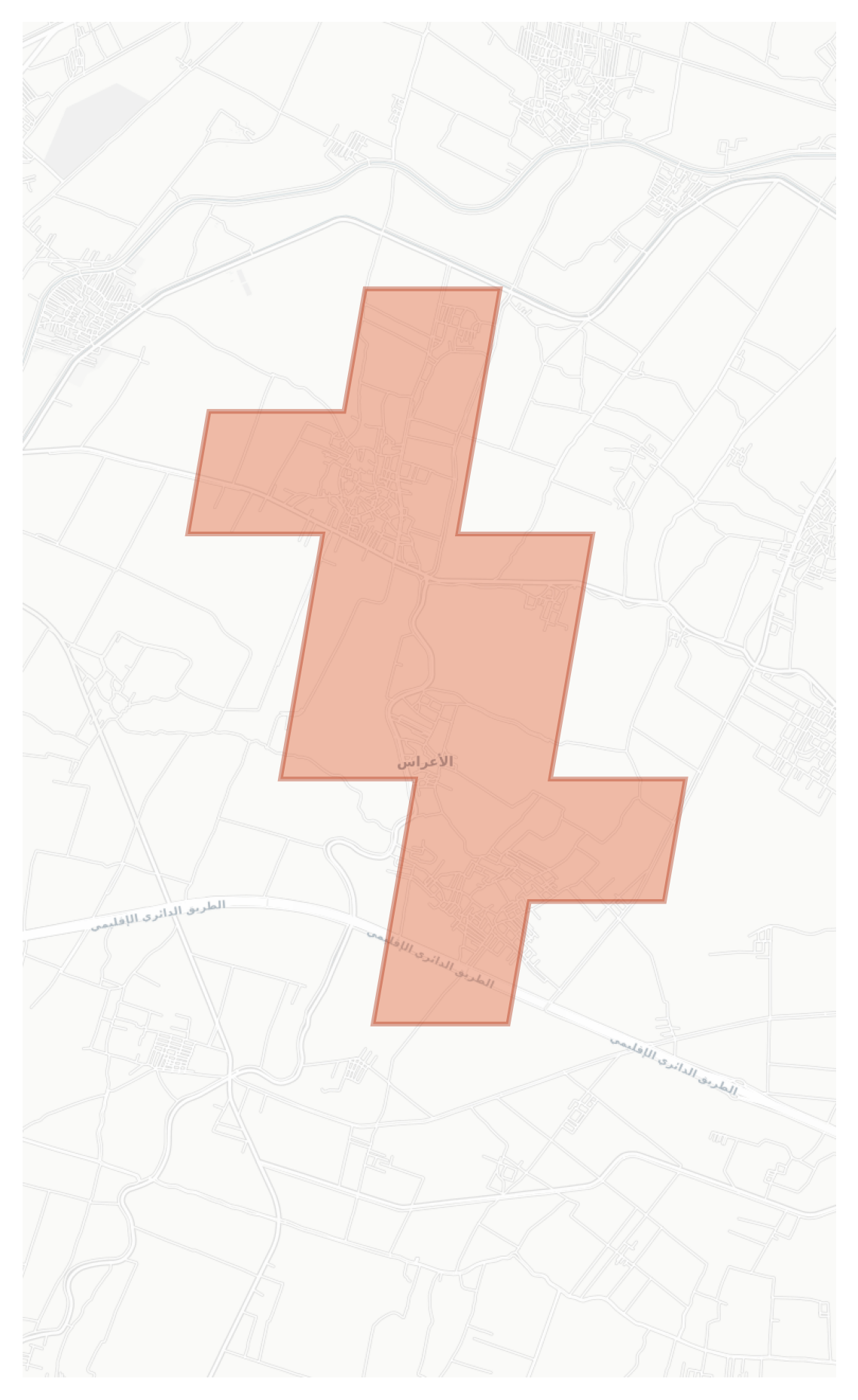Al Aras geographic map