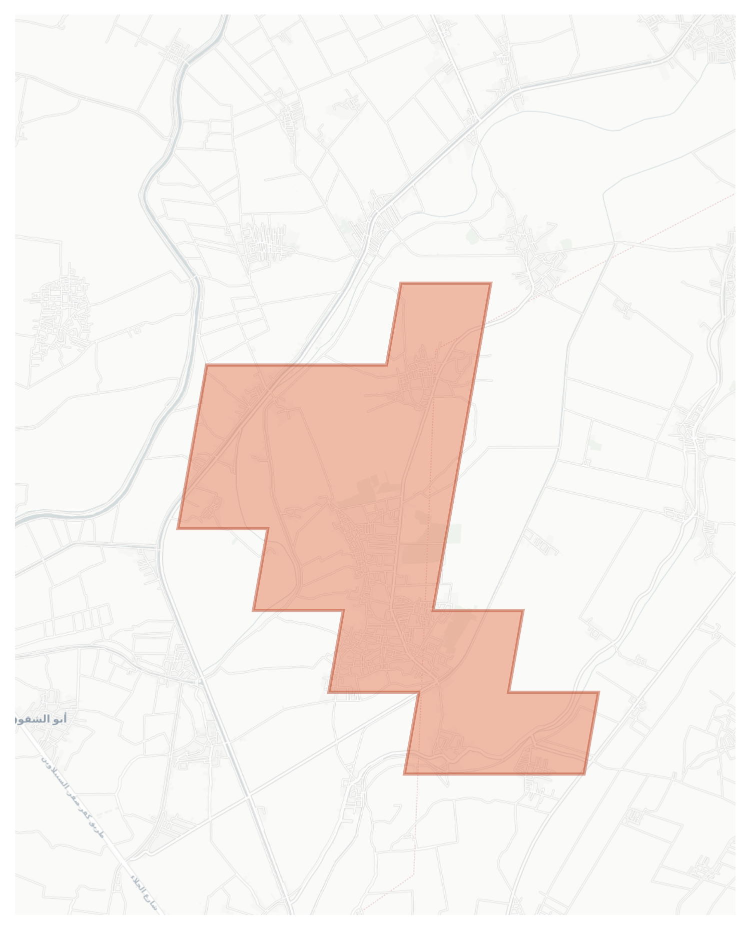 Ash Shuara geographic map