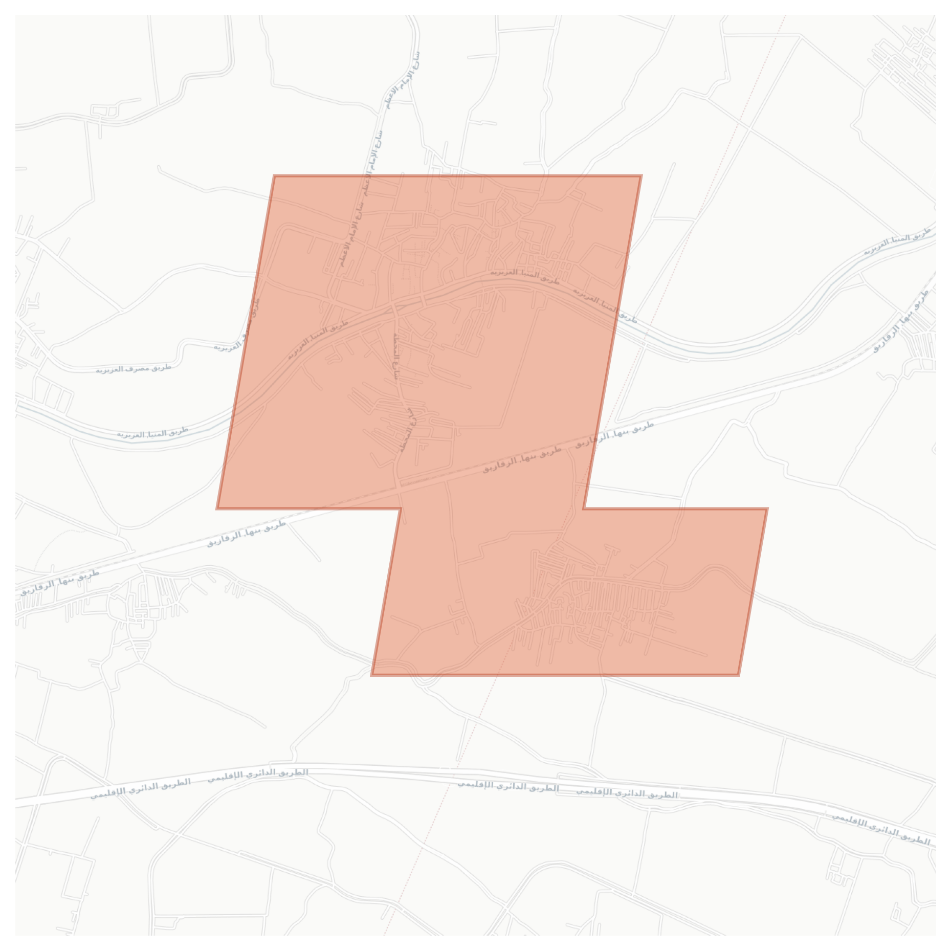 El Azizia geographic map