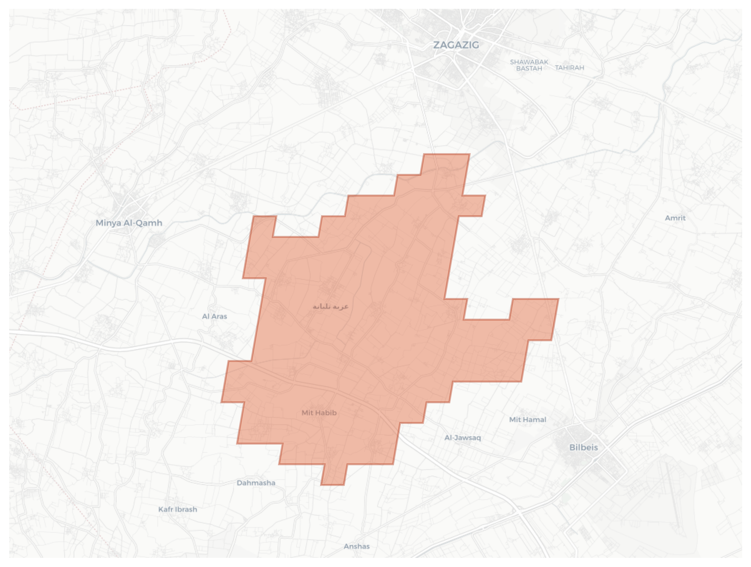Mit Habib geographic map