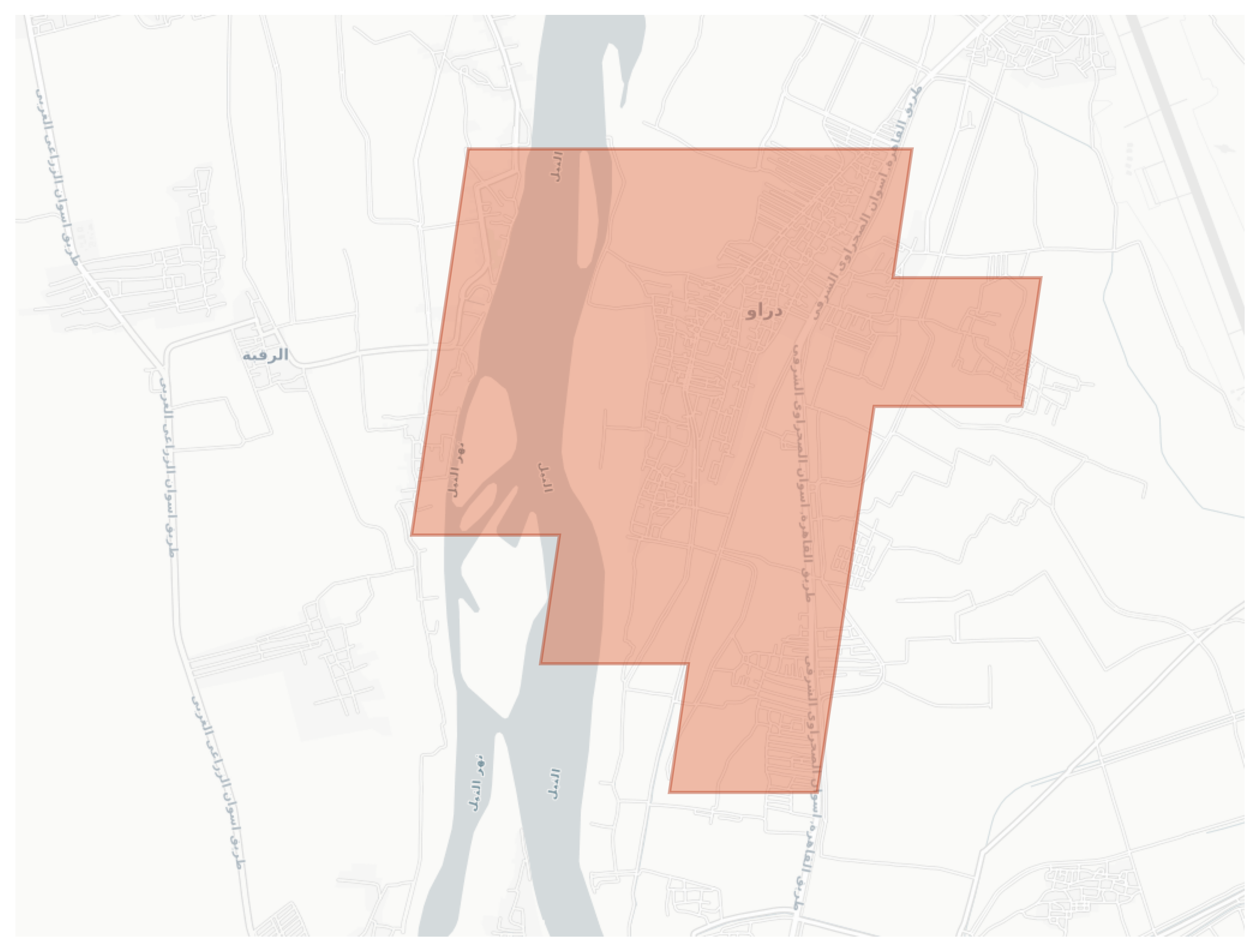 Daraw geographic map